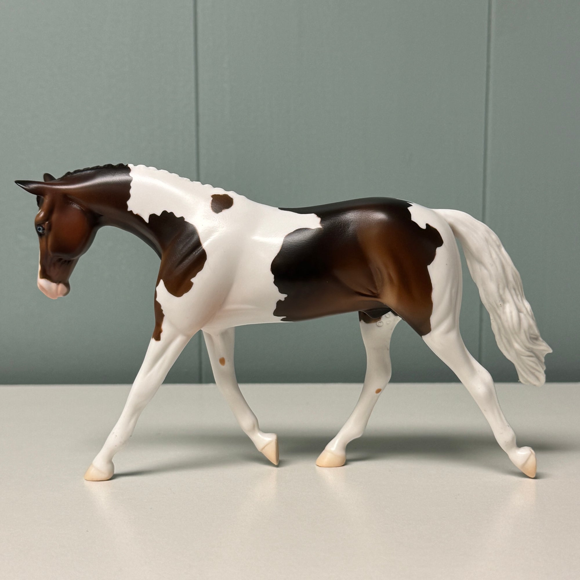 Rhubarb OOAK Bay Tobiano Warmblood Pebble By Jess Hamill EQ24