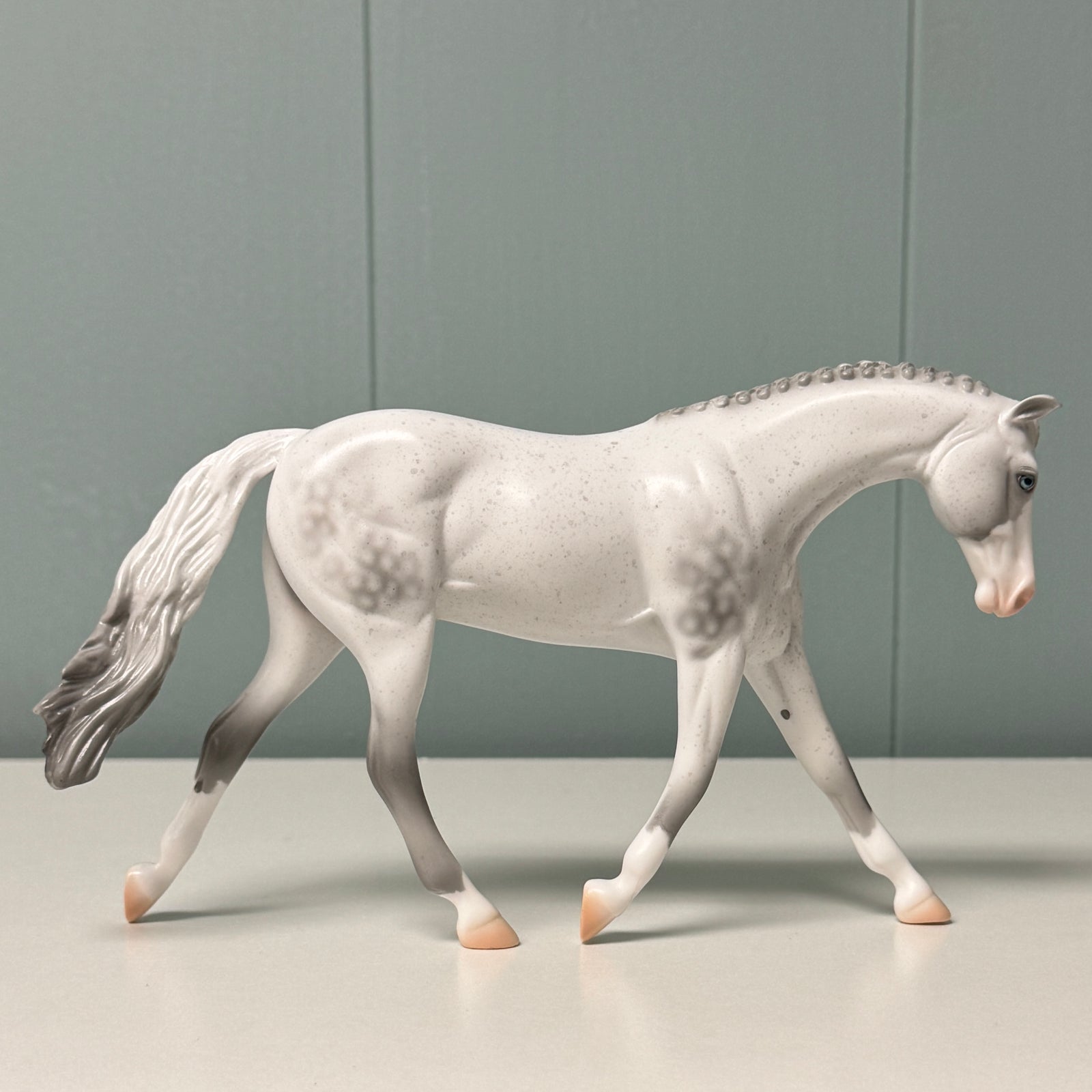 Morgan OOAK Dappled Fleabitten Gray Warmblood Pebble By Jess Hamill EQ24