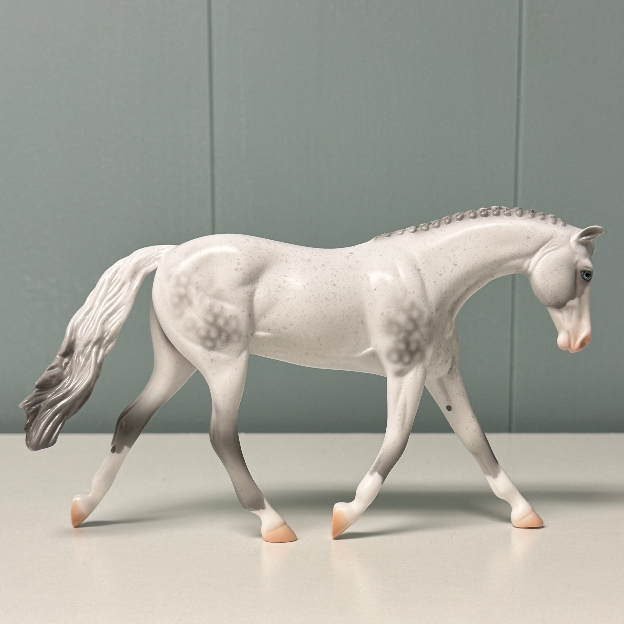 Morgan OOAK Dappled Fleabitten Gray Warmblood Pebble By Jess Hamill EQ24