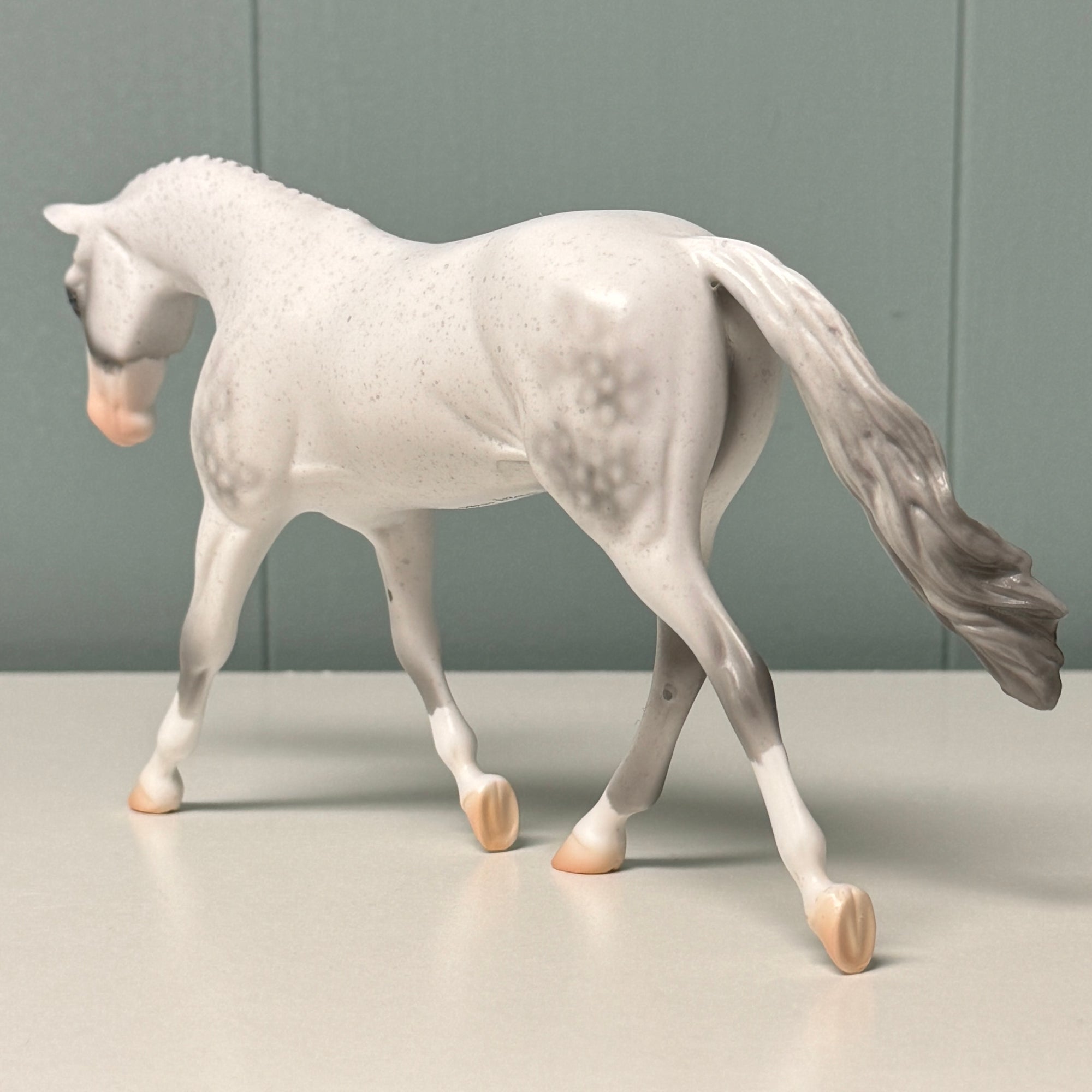 Morgan OOAK Dappled Fleabitten Gray Warmblood Pebble By Jess Hamill EQ24