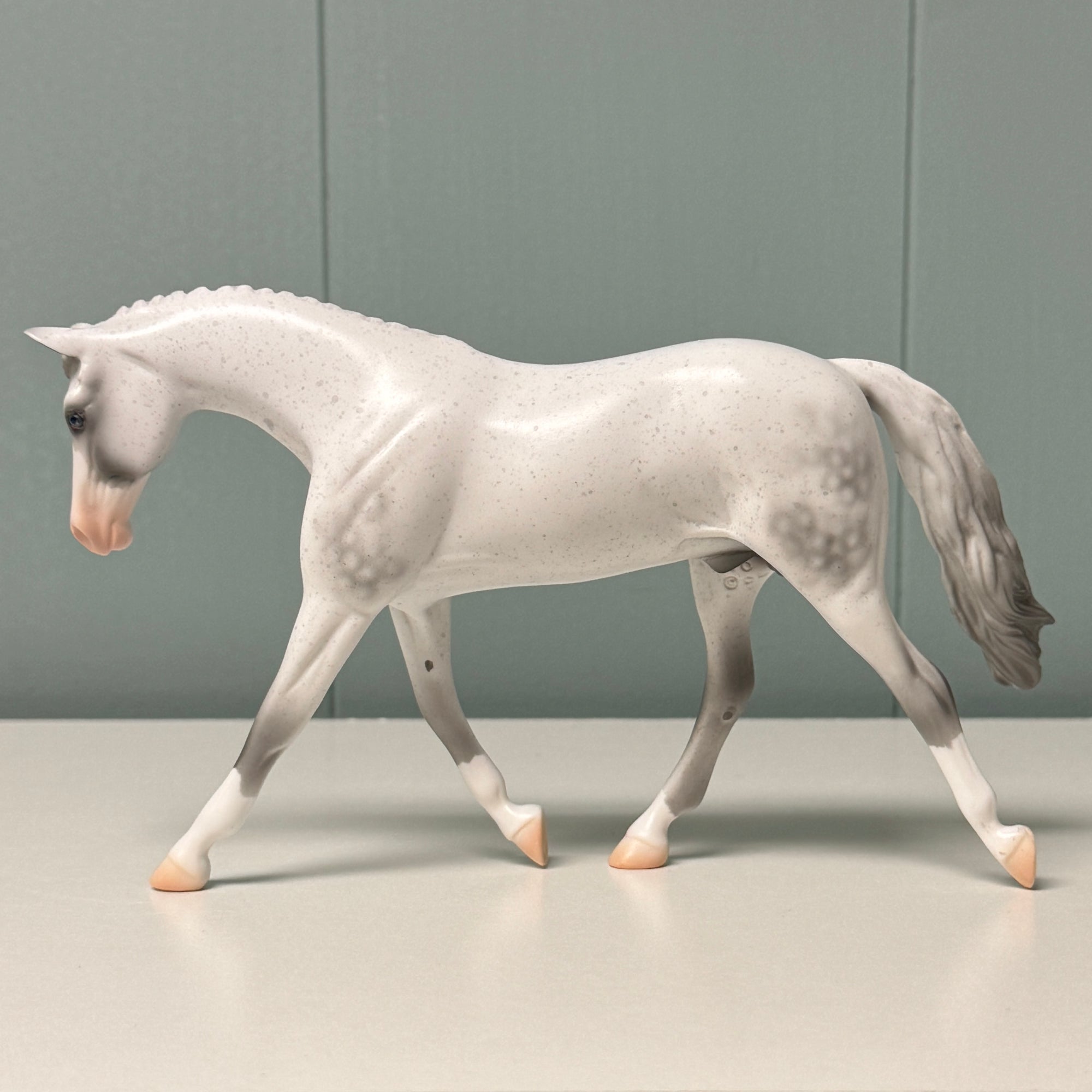 Morgan OOAK Dappled Fleabitten Gray Warmblood Pebble By Jess Hamill EQ24