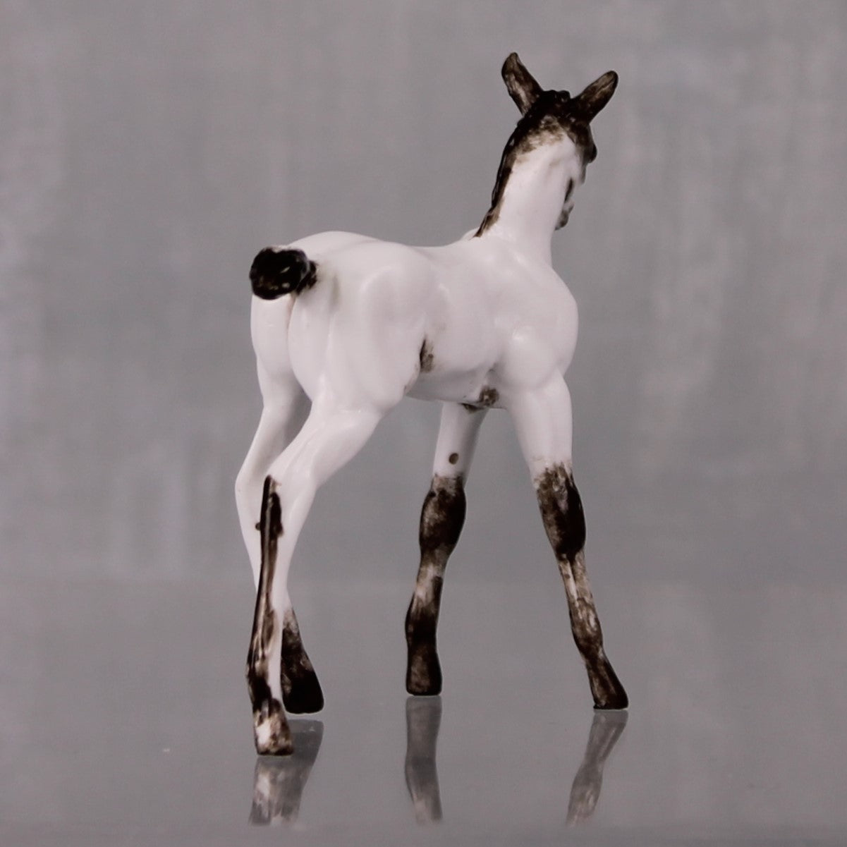 Oreo OOAK Customized Few Spot Appaloosa Chip Foal By Andrea Thomason LHS24 MHP