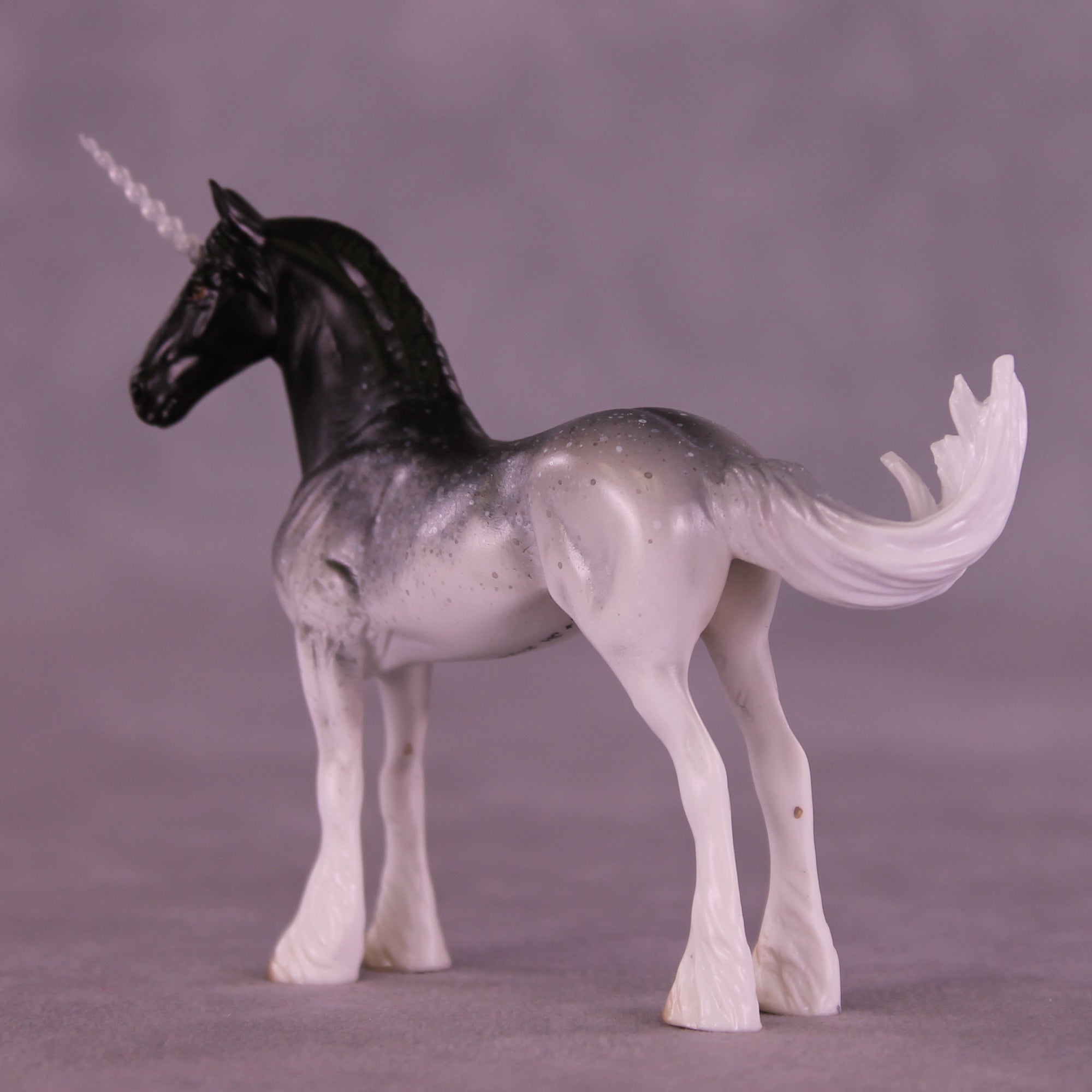 Mini Glacial OOAK EFCM Chip Standing Drafter by Jess Hamill &amp; Melanie Miller SCD26