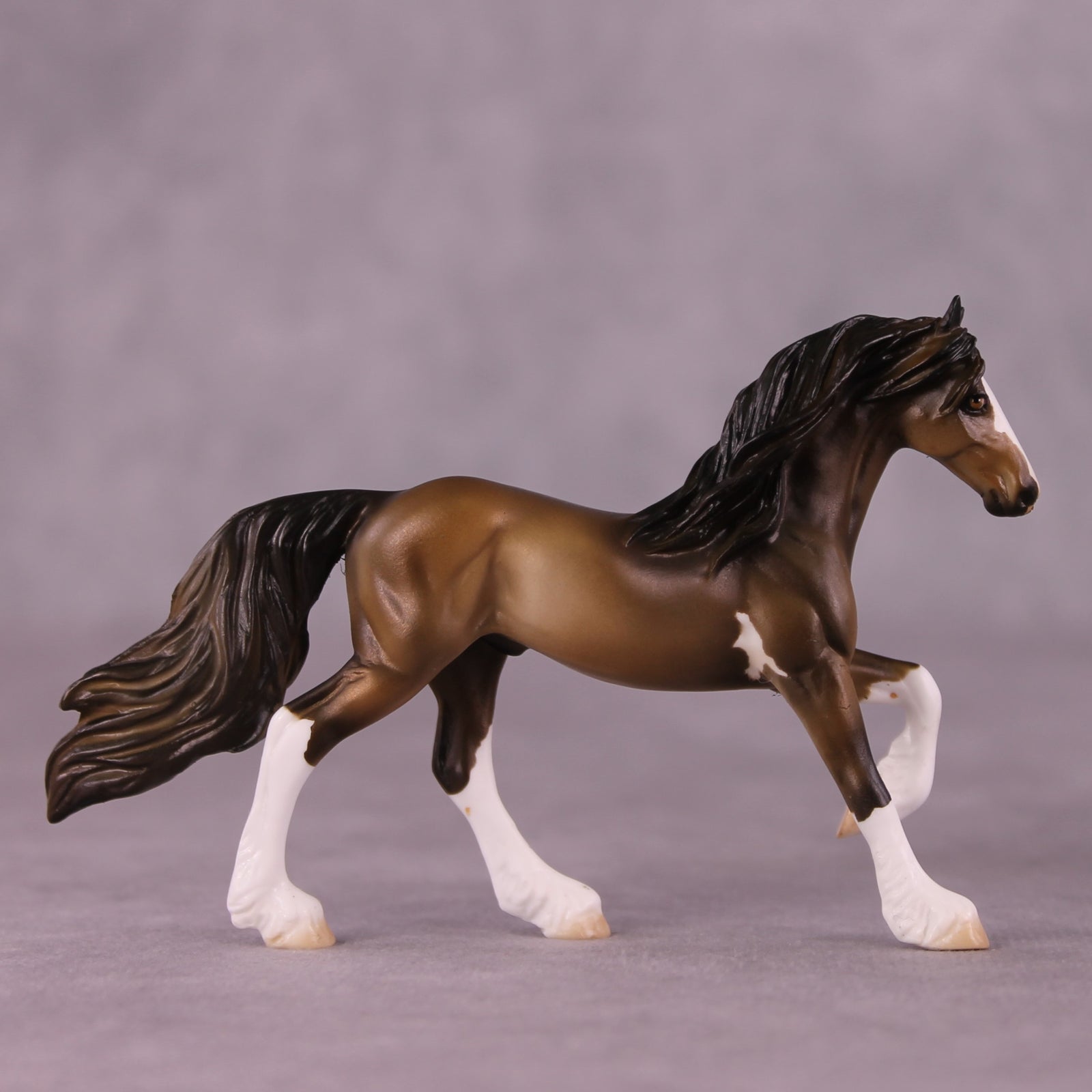 Collins OOAK Friesian Chip by Julie Keim EQ25