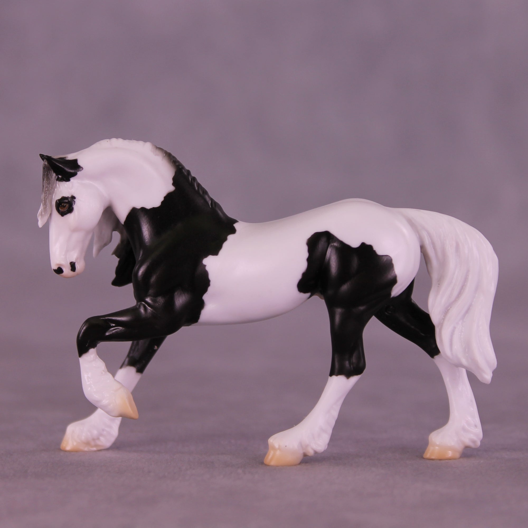 Mini Xiongmao OOAK EFCM Chip Friesian by Jess Hamill &amp; Melanie Miller SCD26
