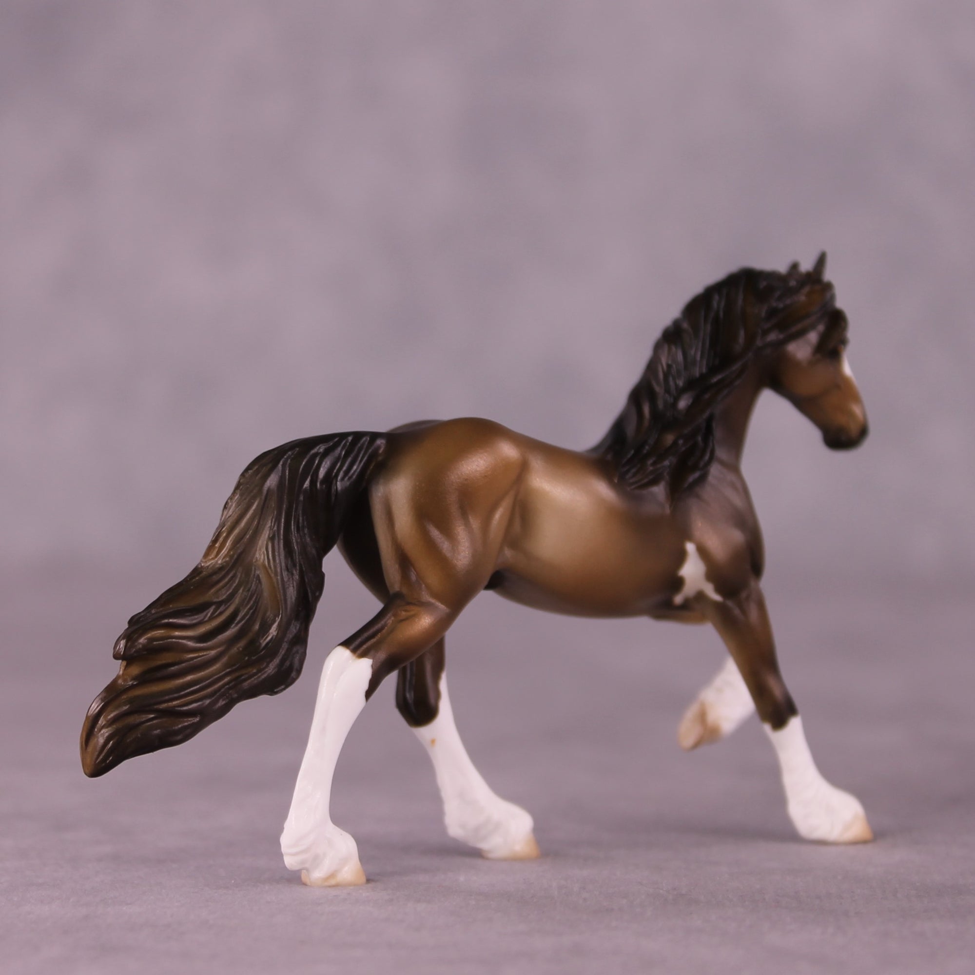 Collins OOAK Friesian Chip by Julie Keim EQ25