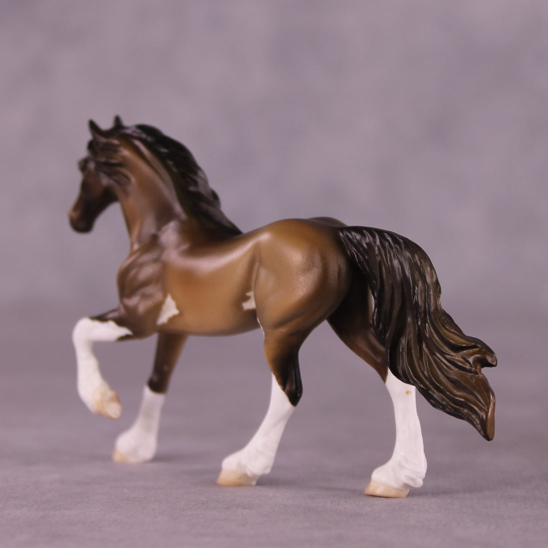 Collins OOAK Friesian Chip by Julie Keim EQ25