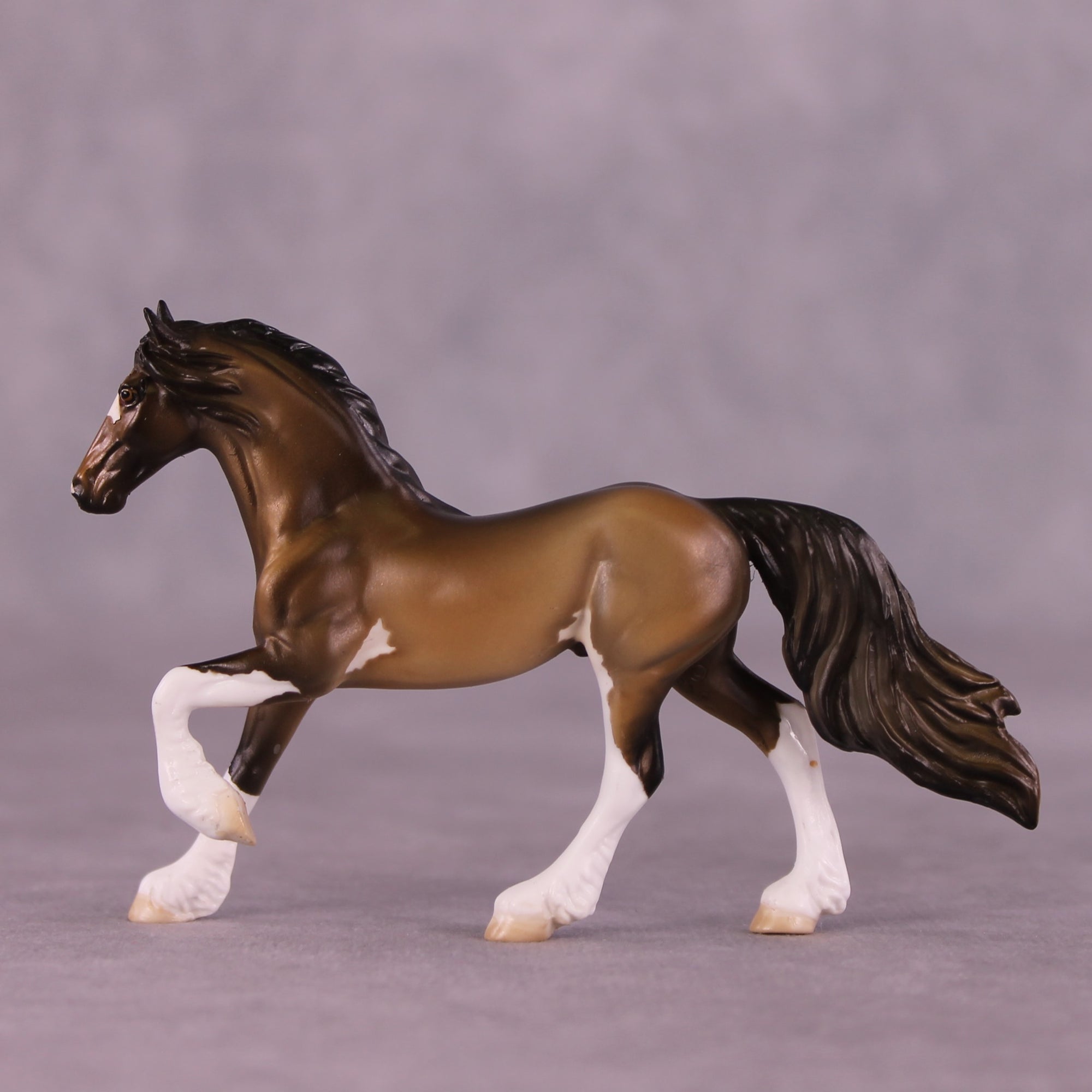 Collins OOAK Friesian Chip by Julie Keim EQ25