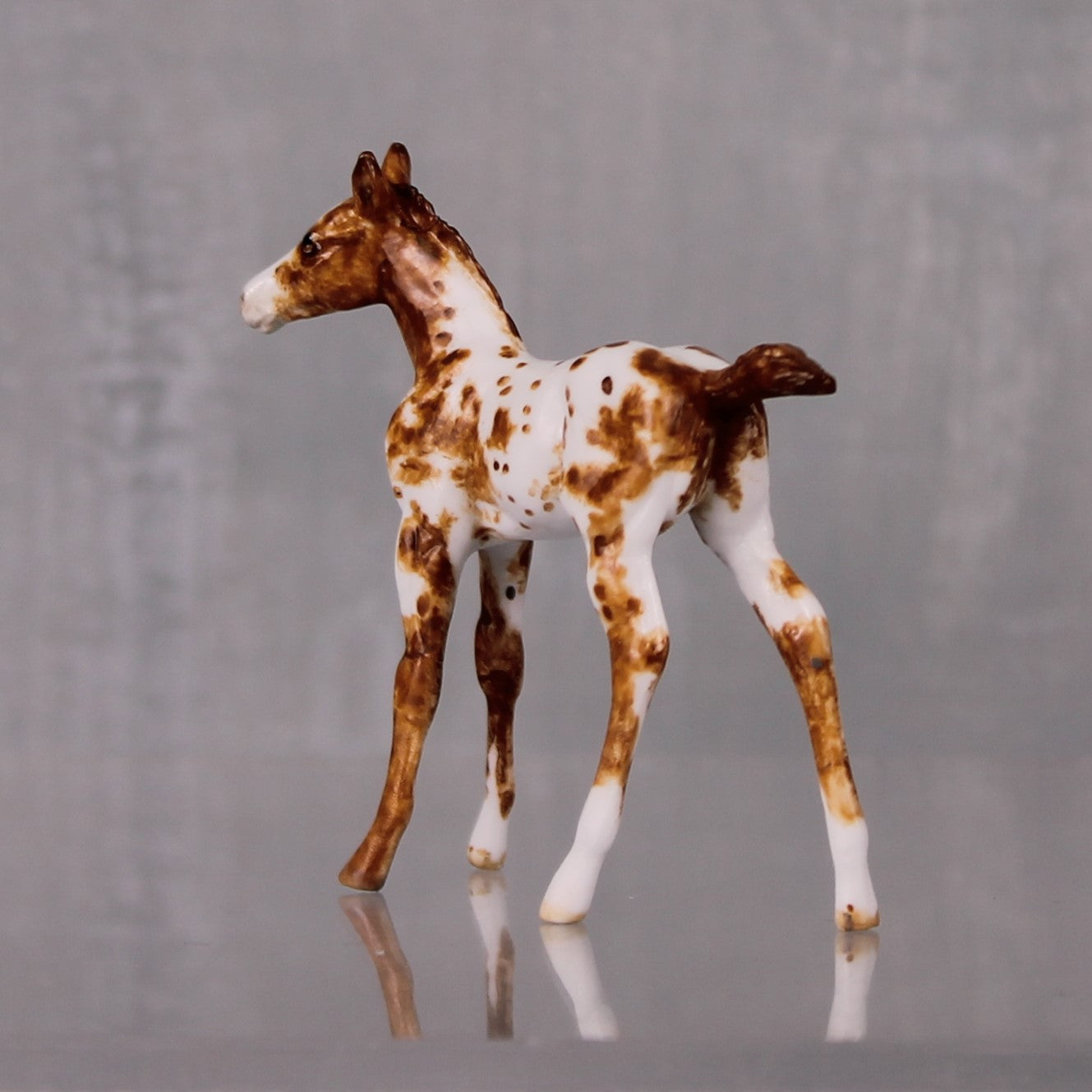 Toffee OOAK Customized Appaloosa Chip Foal By Andrea Thomason LHS24 MHP