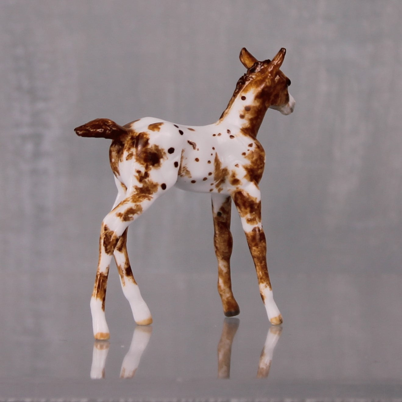 Toffee OOAK Customized Appaloosa Chip Foal By Andrea Thomason LHS24 MHP