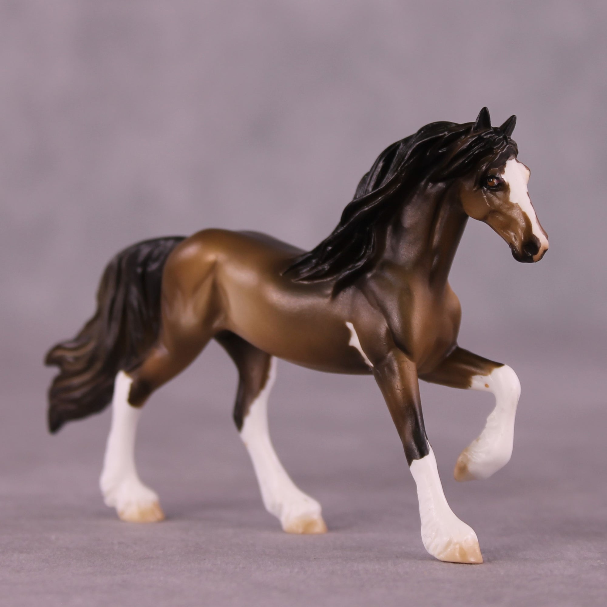 Collins OOAK Friesian Chip by Julie Keim EQ25