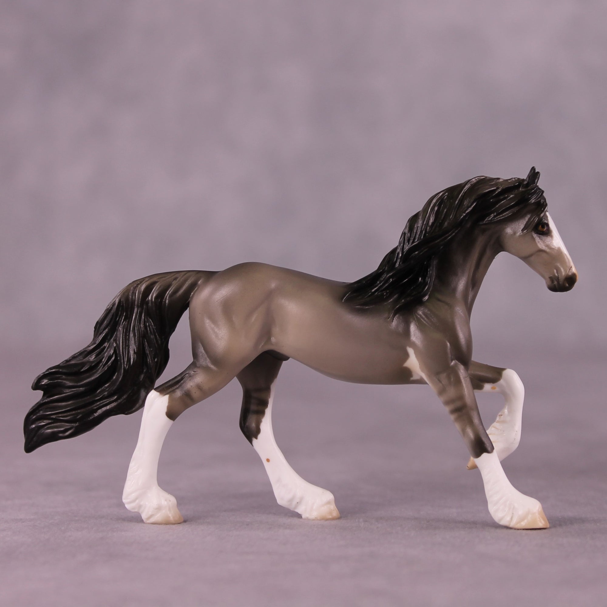 Visage OOAK Friesian Chip by Julie Keim EQ25