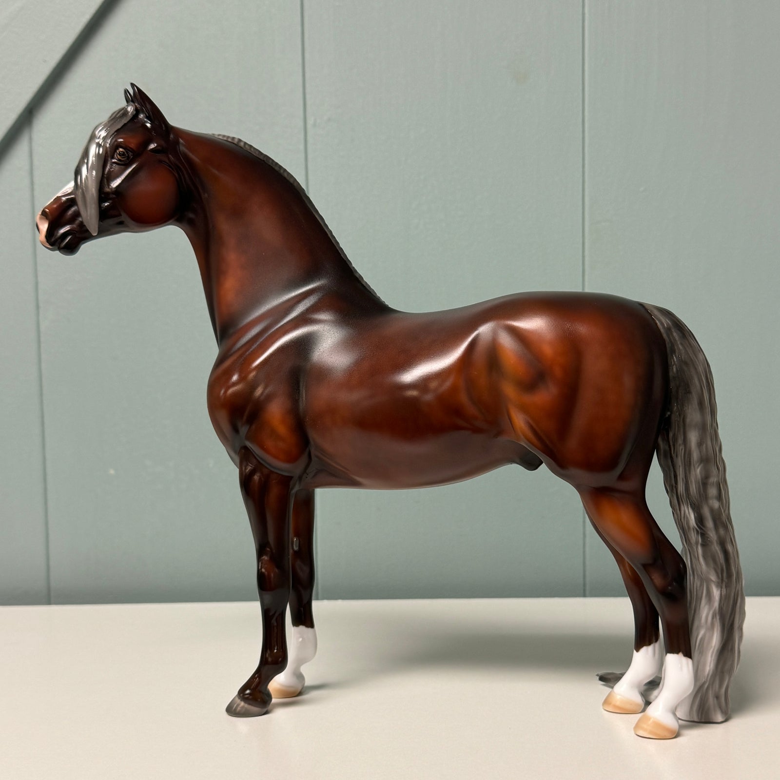 Coy OOAK  Dappled Silver Bay Morgan By Julie Keim EQ24