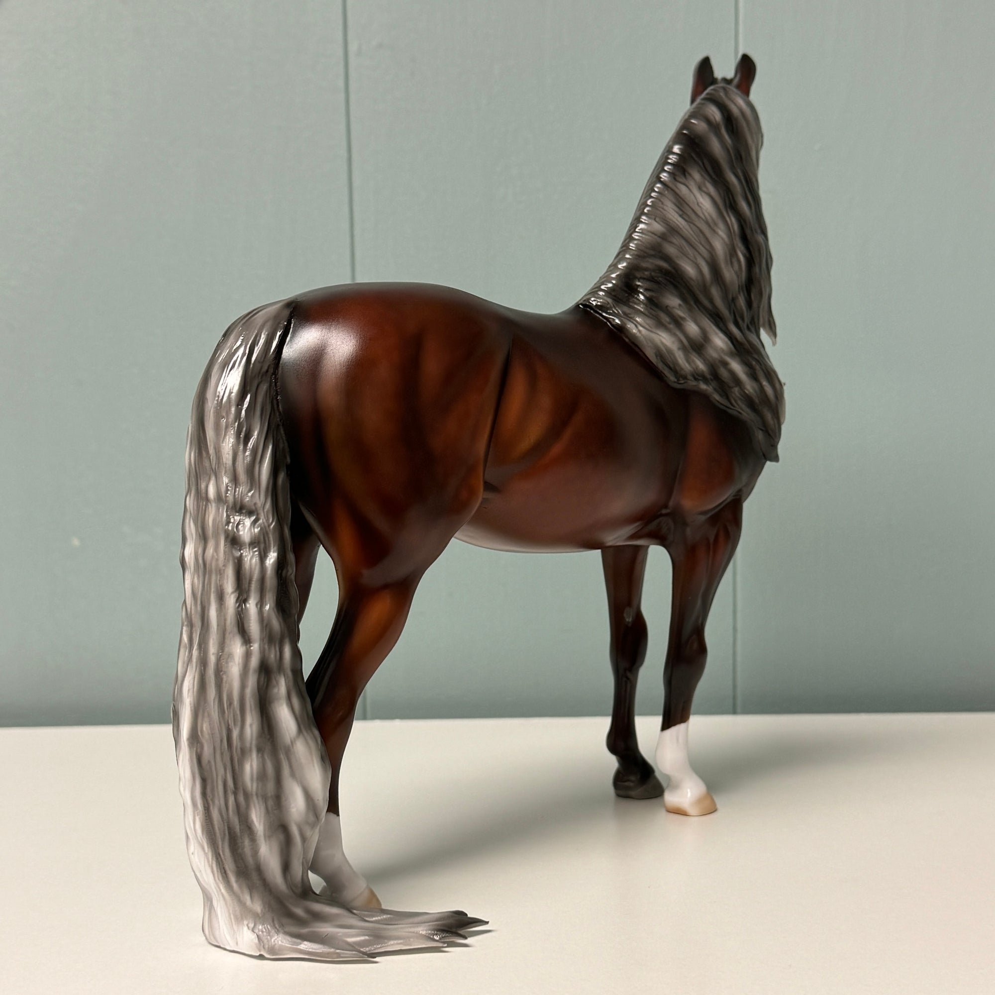 Coy OOAK  Dappled Silver Bay Morgan By Julie Keim EQ24