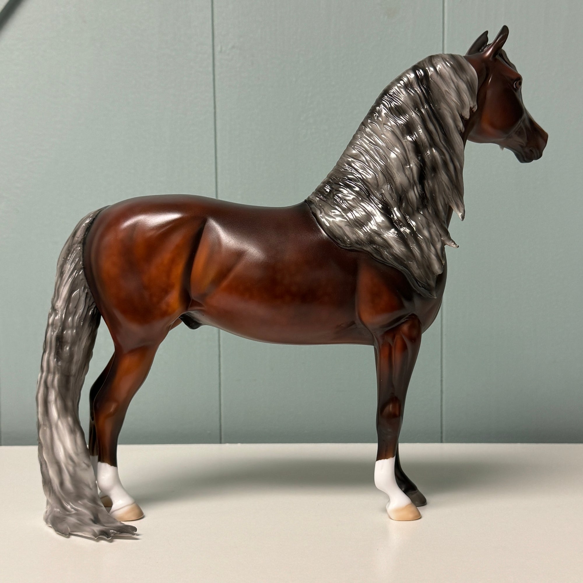 Coy OOAK  Dappled Silver Bay Morgan By Julie Keim EQ24