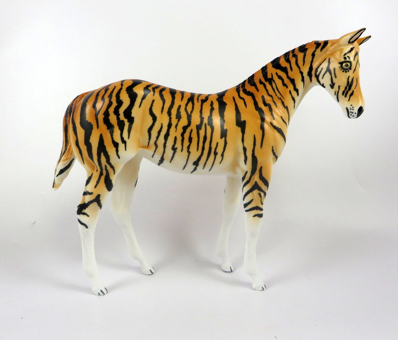 STRIPES -OOAK TIGER WEANLING MODEL HORSE BY AUDR EY  DIXON LHS 19