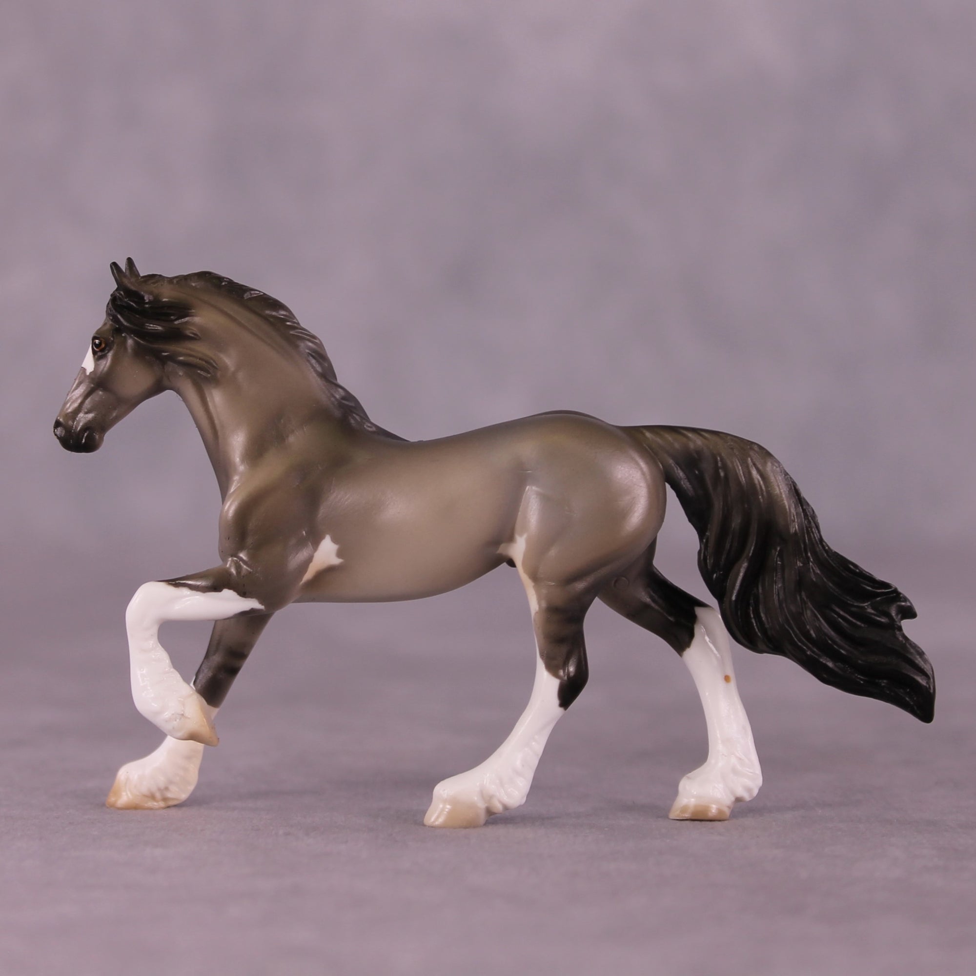 Visage OOAK Friesian Chip by Julie Keim EQ25