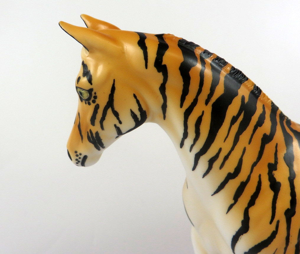 STRIPES -OOAK TIGER WEANLING MODEL HORSE BY AUDR EY  DIXON LHS 19