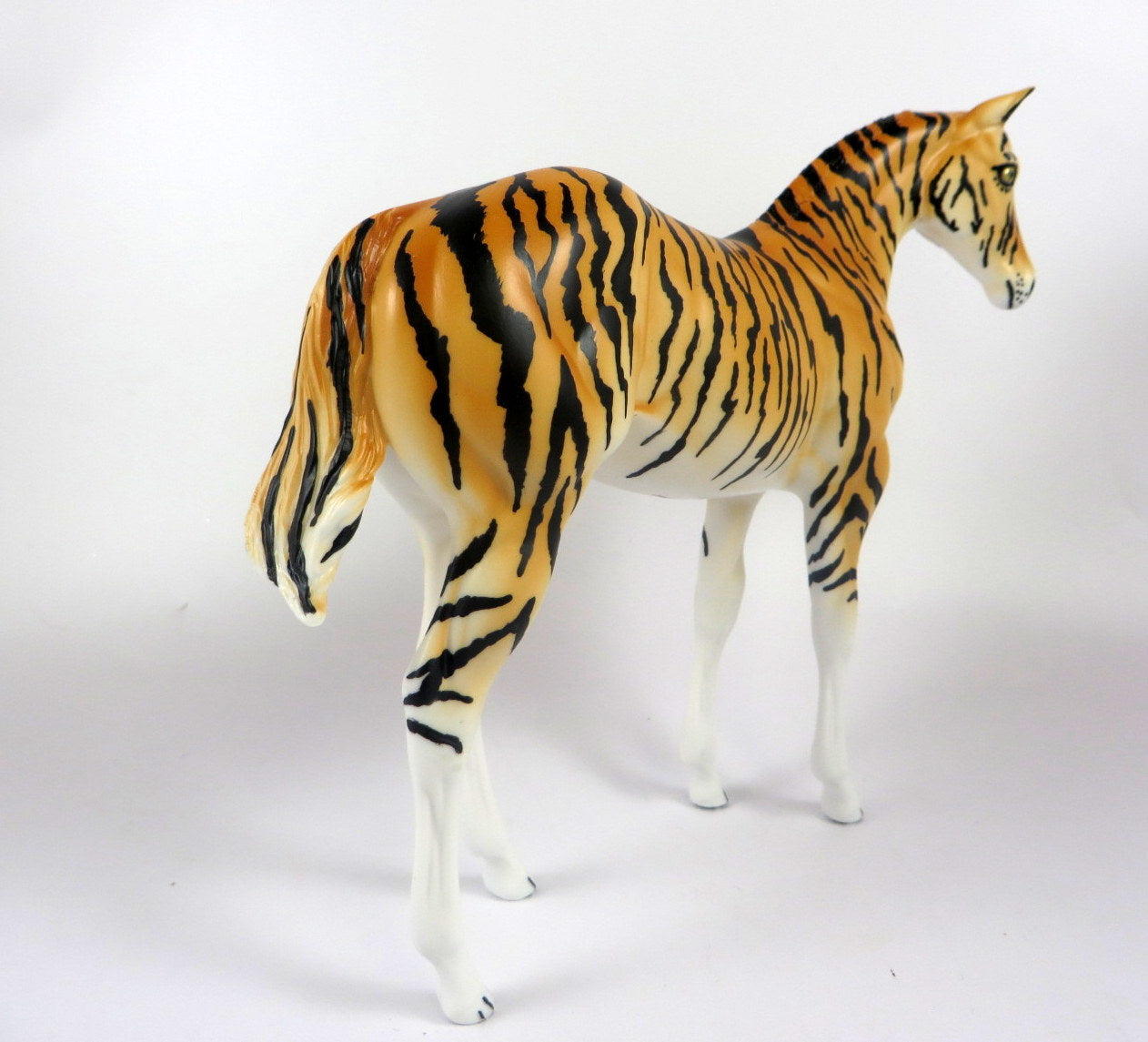 STRIPES -OOAK TIGER WEANLING MODEL HORSE BY AUDR EY  DIXON LHS 19