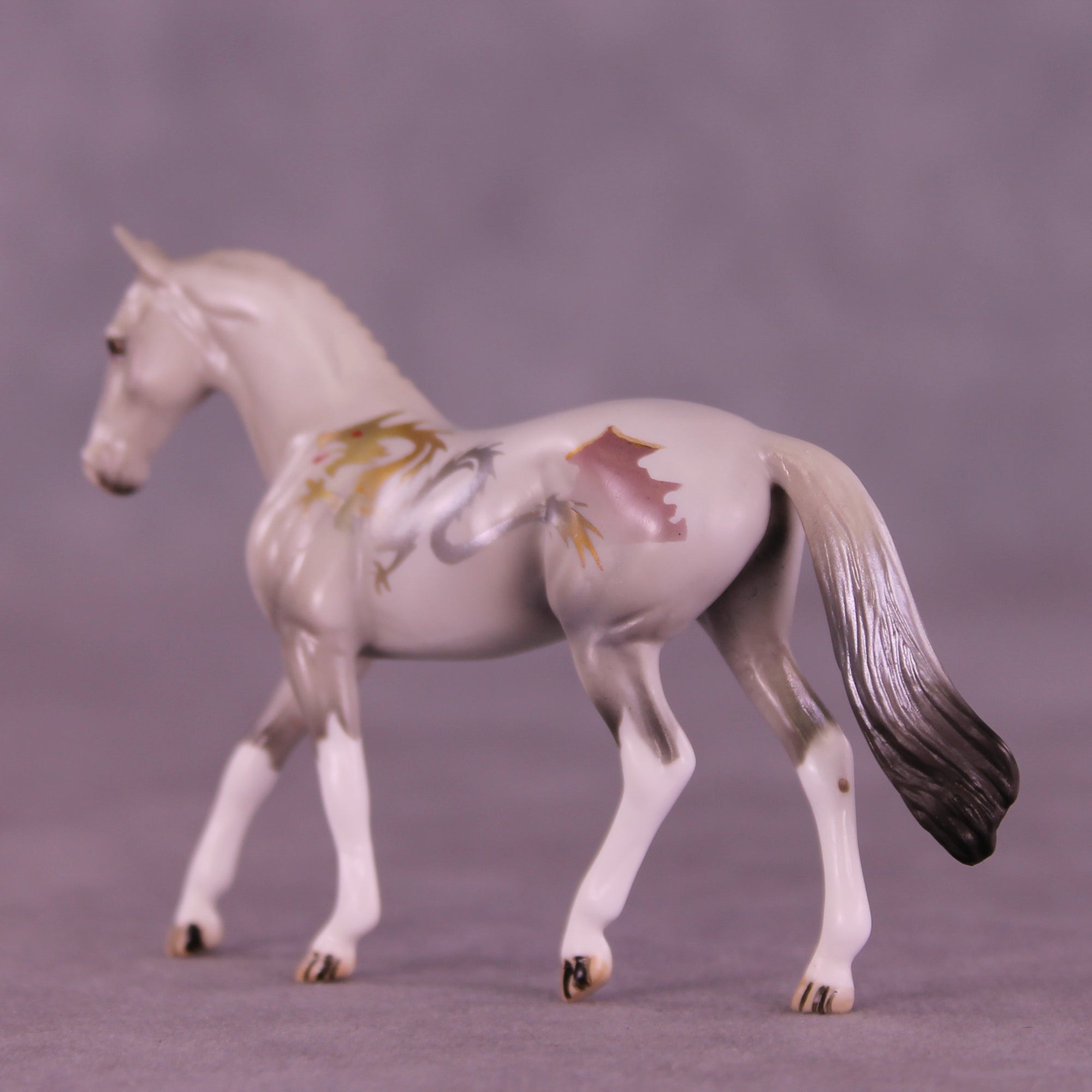 Mini Lothalox OOAK Chip Warmblood by Dawn Quick SCD26
