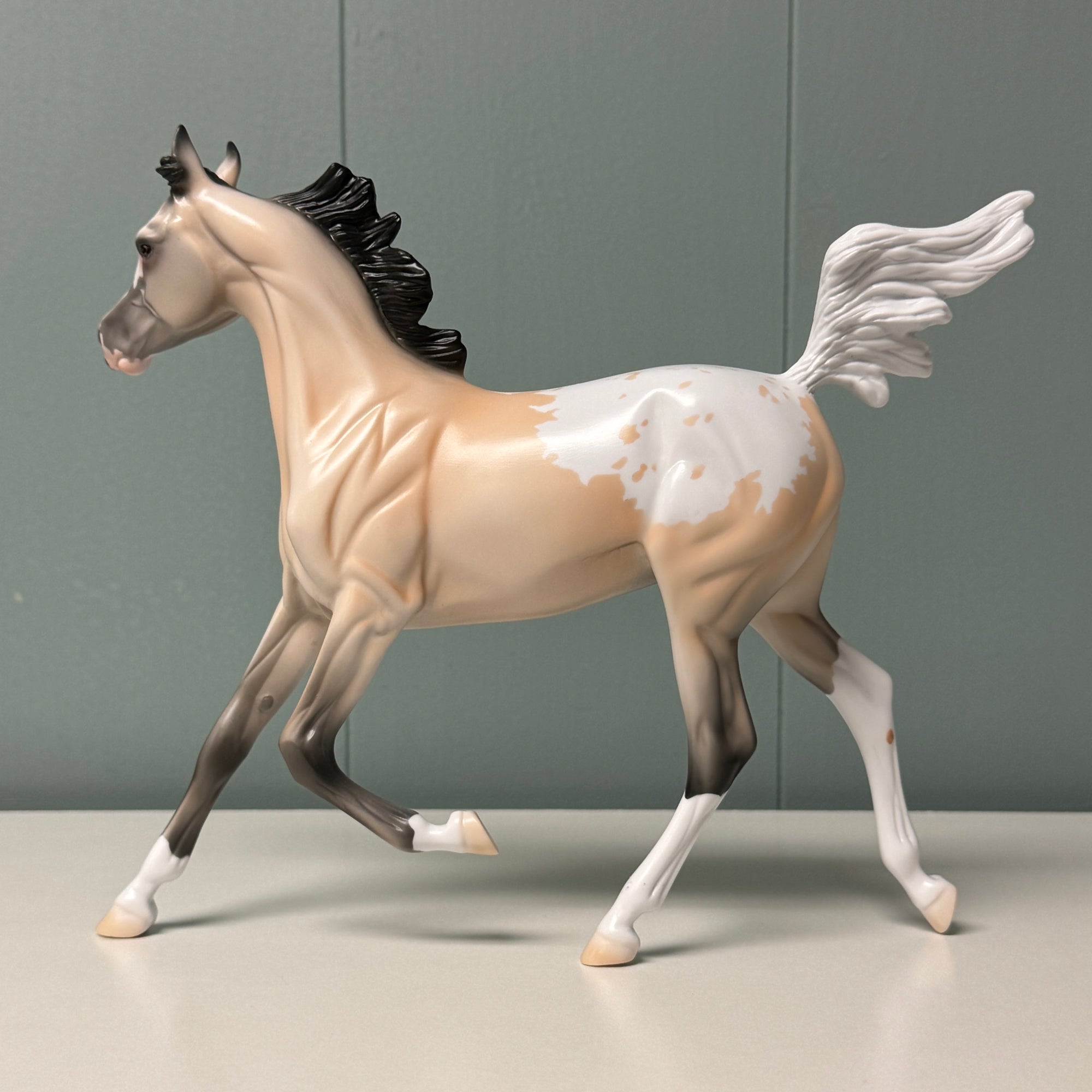 Rae OOAK Buckskin Appaloosa Yearling By Jess Hamill EQ24