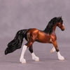 &quot;Kennedy&quot; OOAK Friesian Chip by Julie Keim EQ25