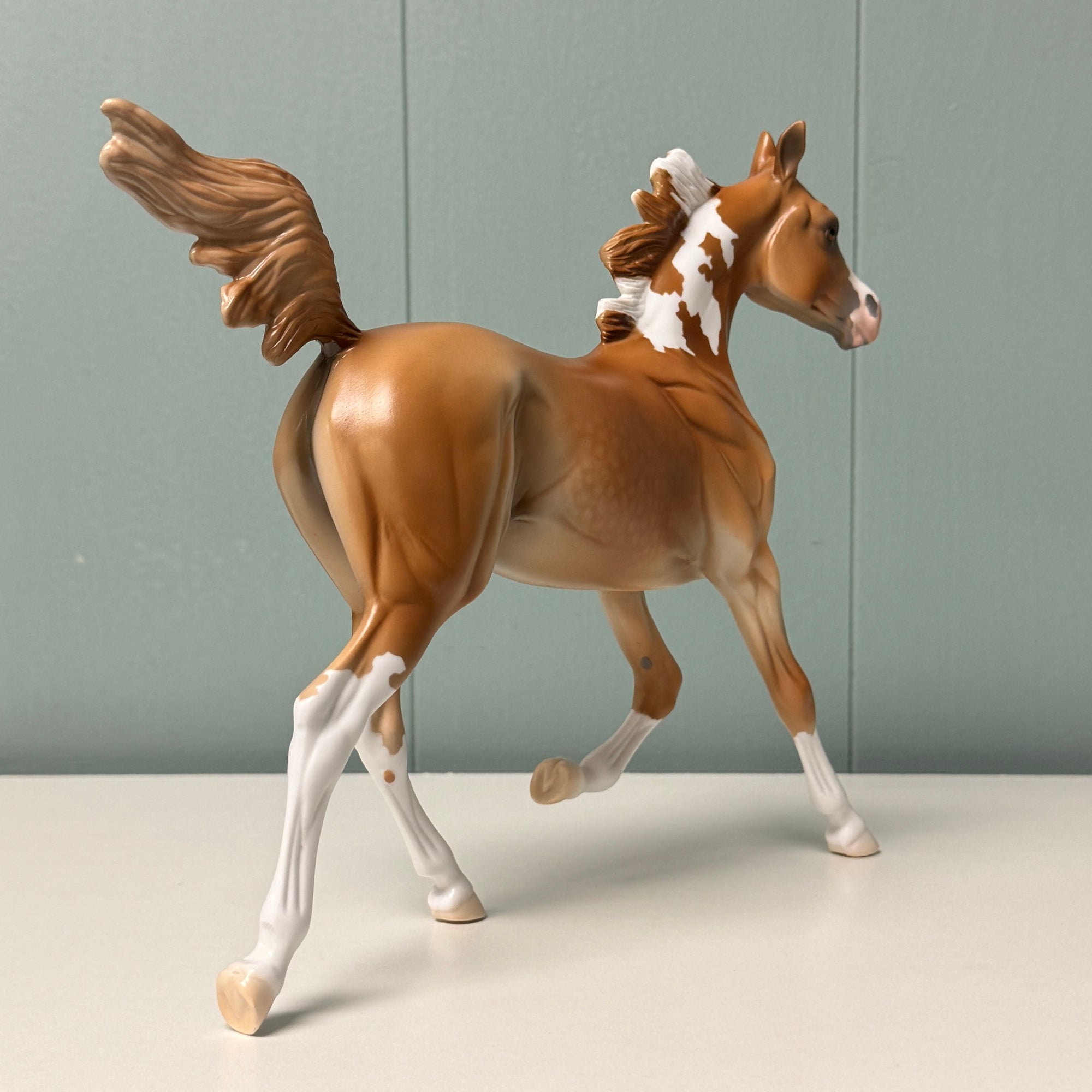 Carmina OOAK Dappled Chestnut Pinto Yearling By Jess Hamill EQ24