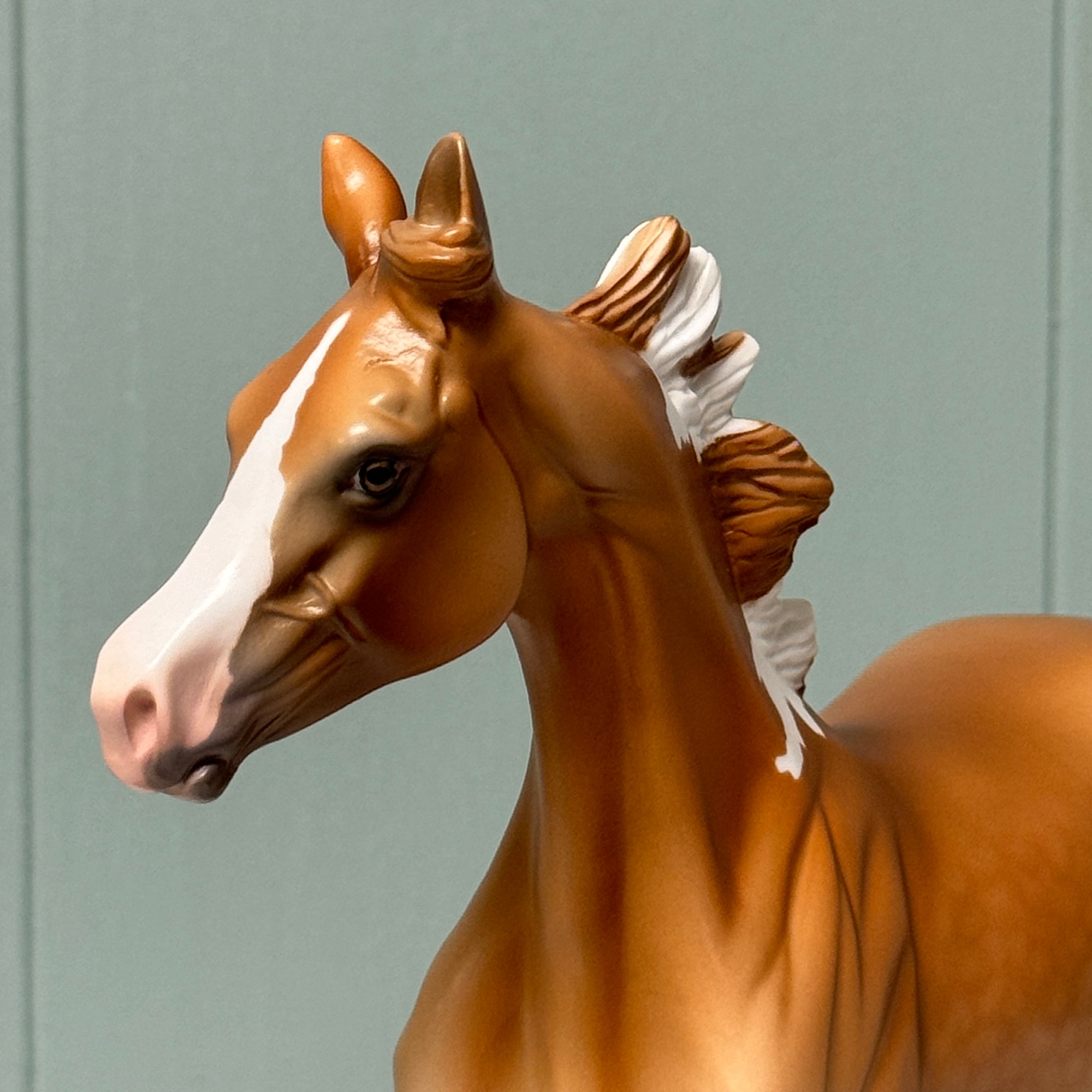 Carmina OOAK Dappled Chestnut Pinto Yearling By Jess Hamill EQ24