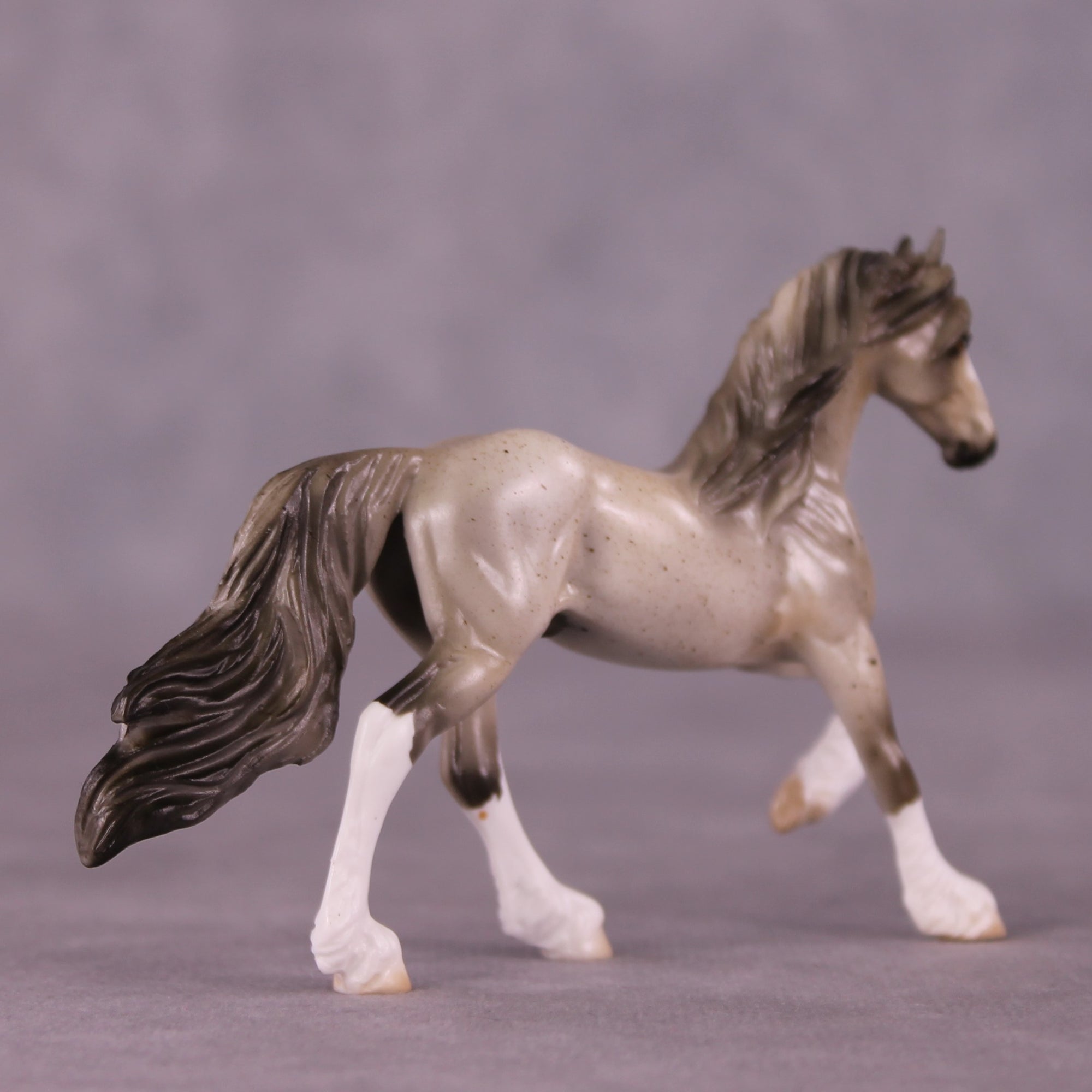 Shea OOAK Friesian Chip by Julie Keim EQ25