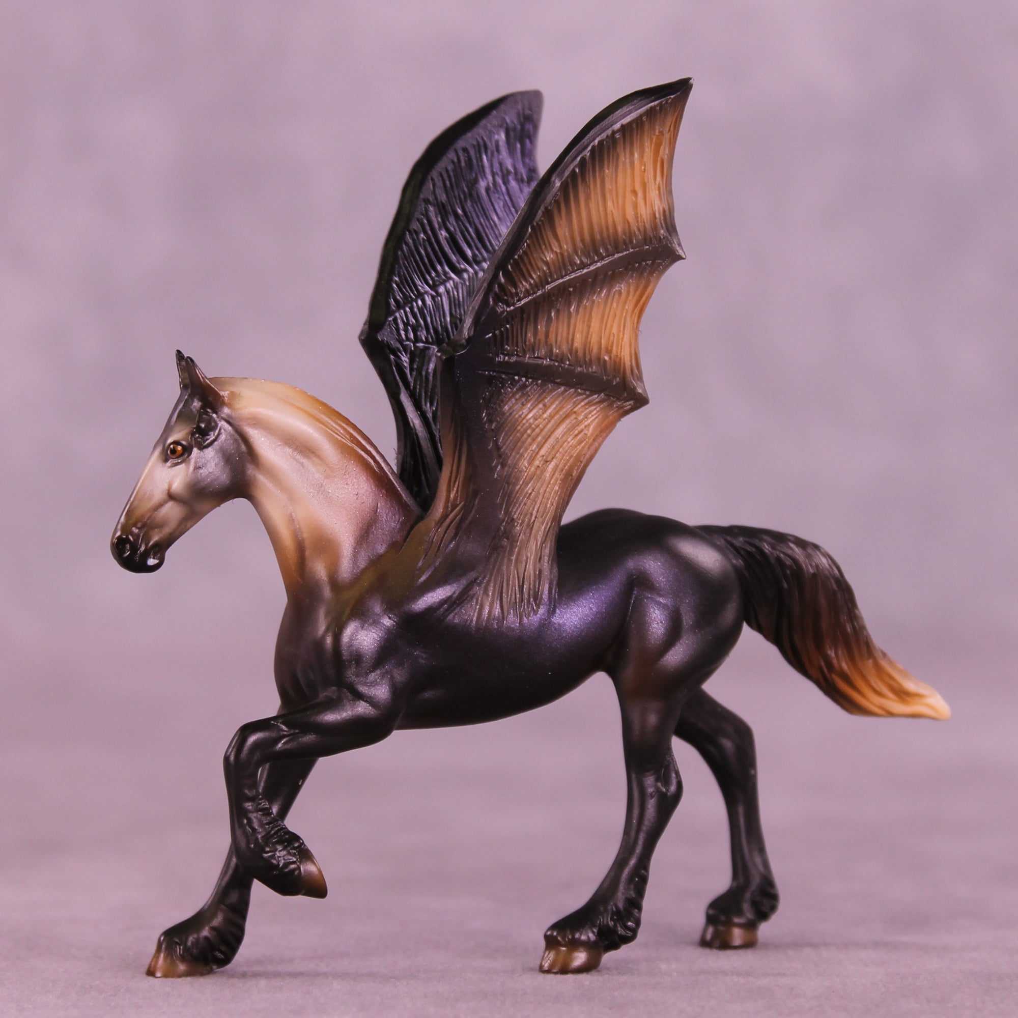 Mini Ptero OOAK EFCM Chip Friesian by Jess Hamill &amp; Carissa Mathews SCD26