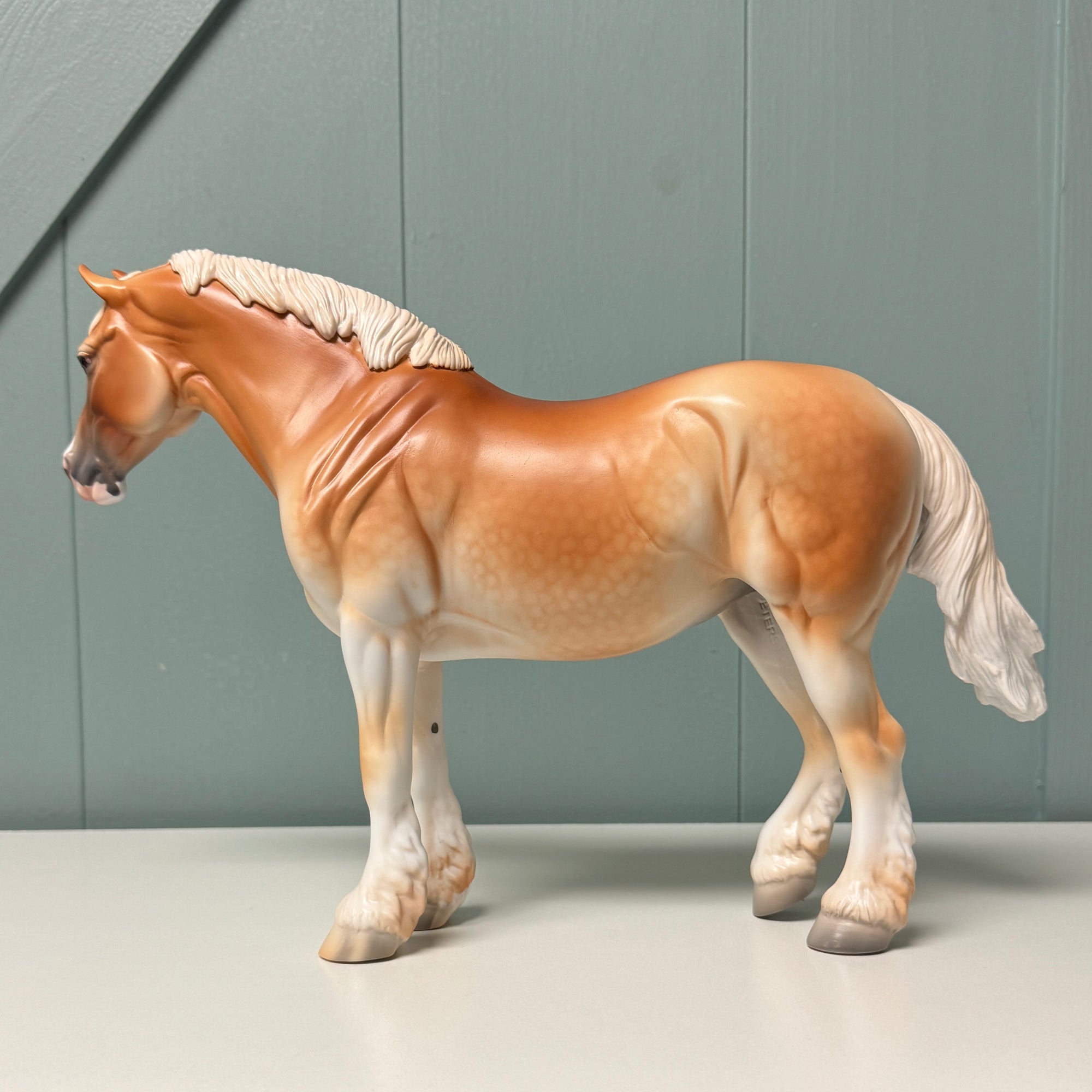 Wilhelmina OOAK Dappled Light Chestnut Heavy Draft By Jess Hamill EQ24