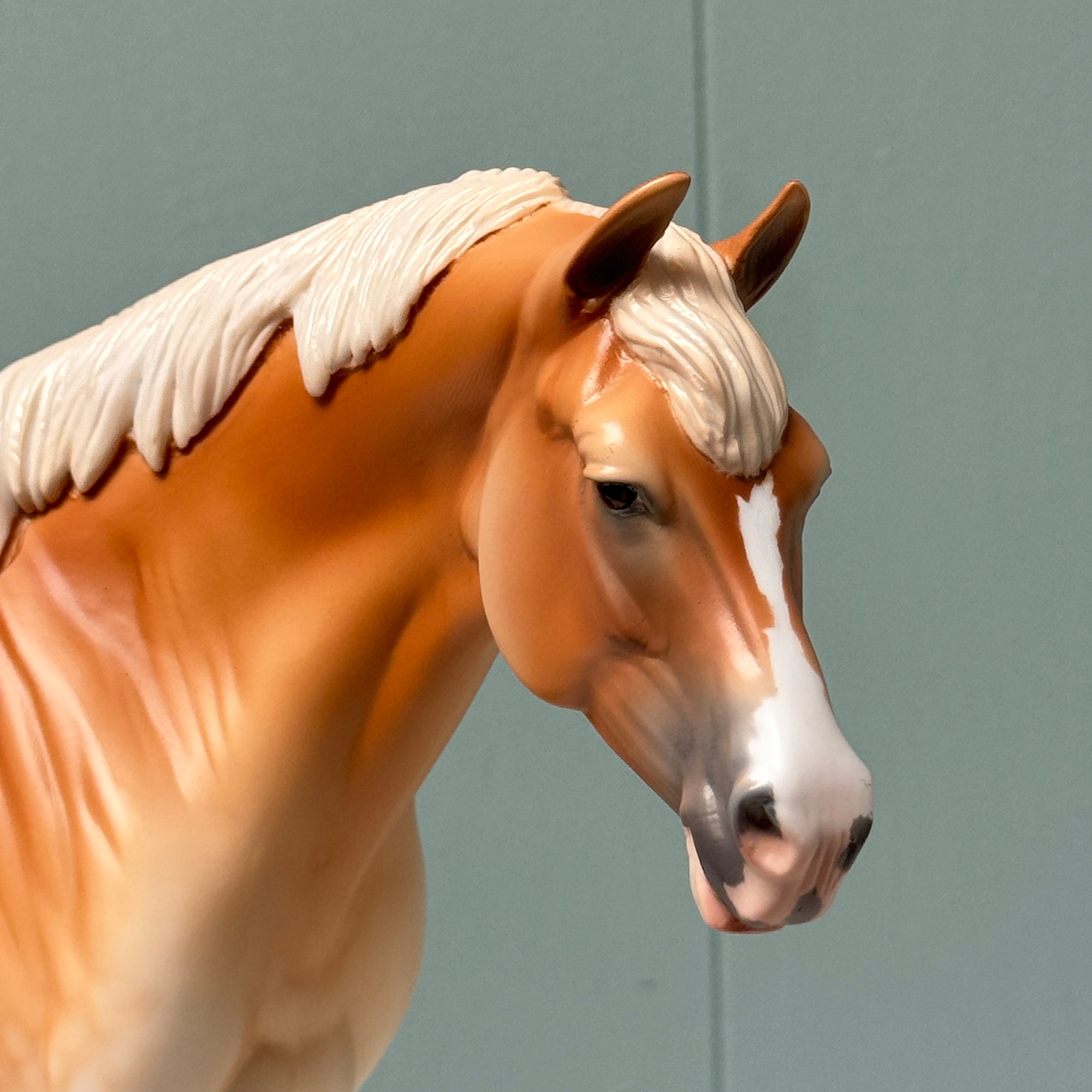 Wilhelmina OOAK Dappled Light Chestnut Heavy Draft By Jess Hamill EQ24