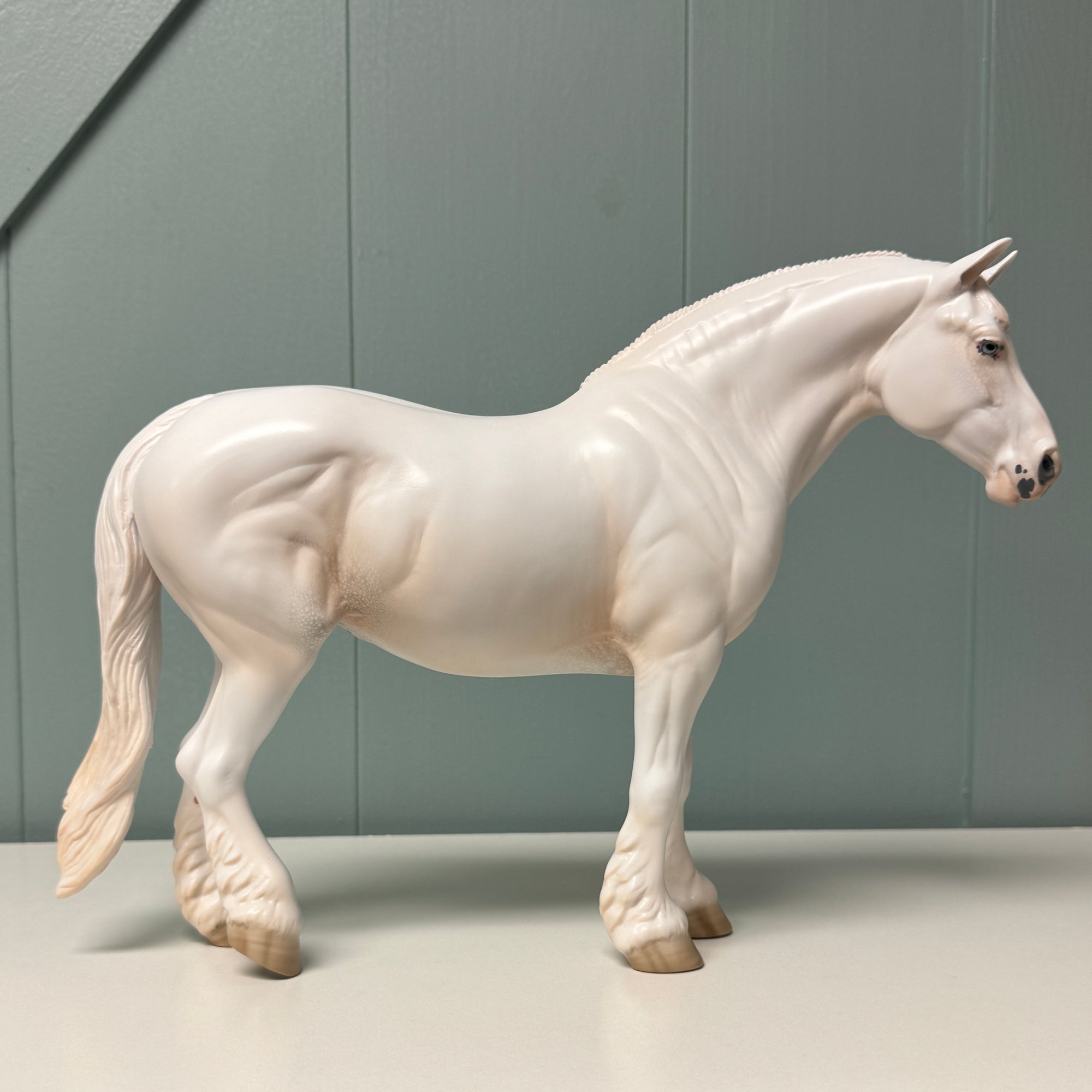 Perpetva OOAK White Heavy Draft By Jess Hamill EQ24