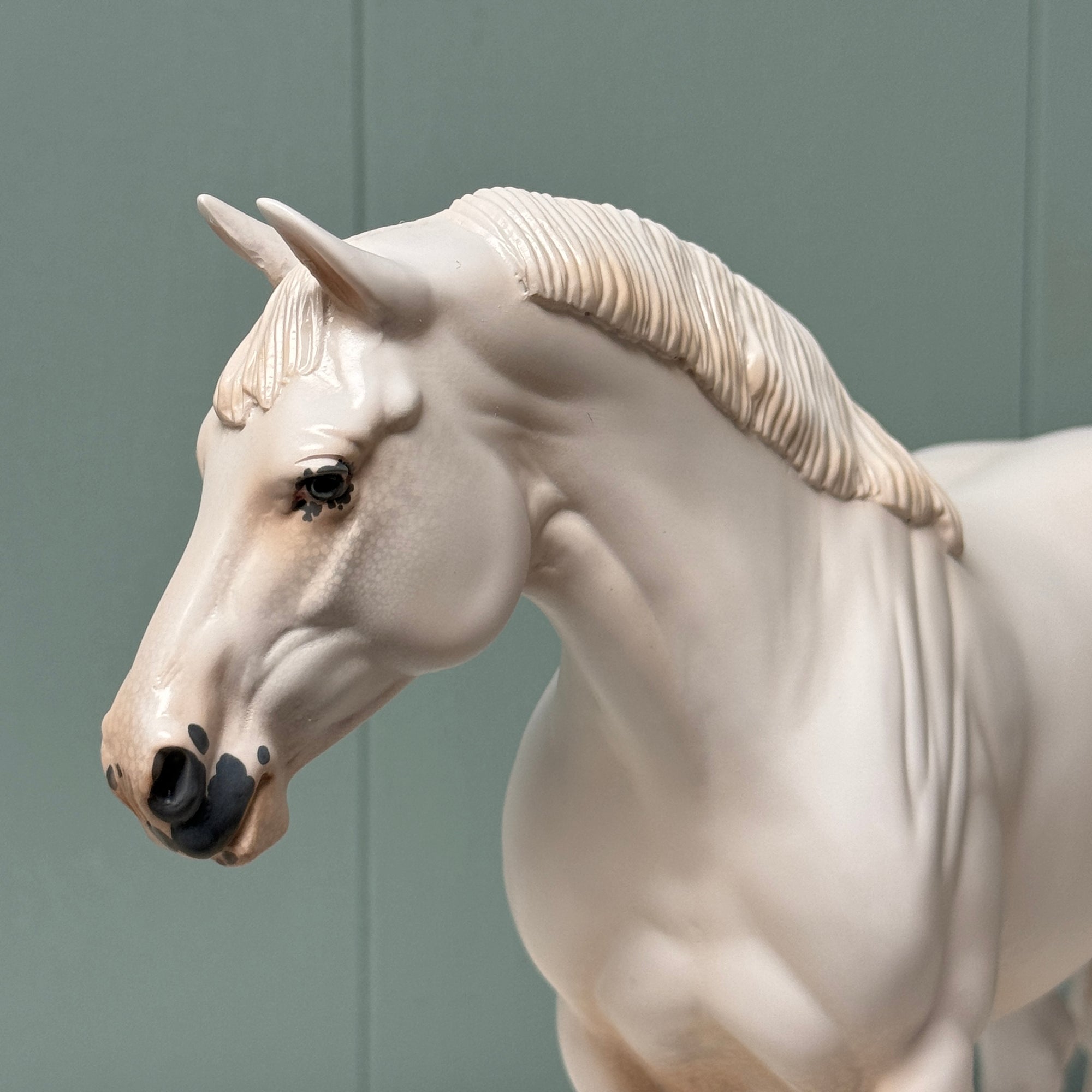 Perpetva OOAK White Heavy Draft By Jess Hamill EQ24