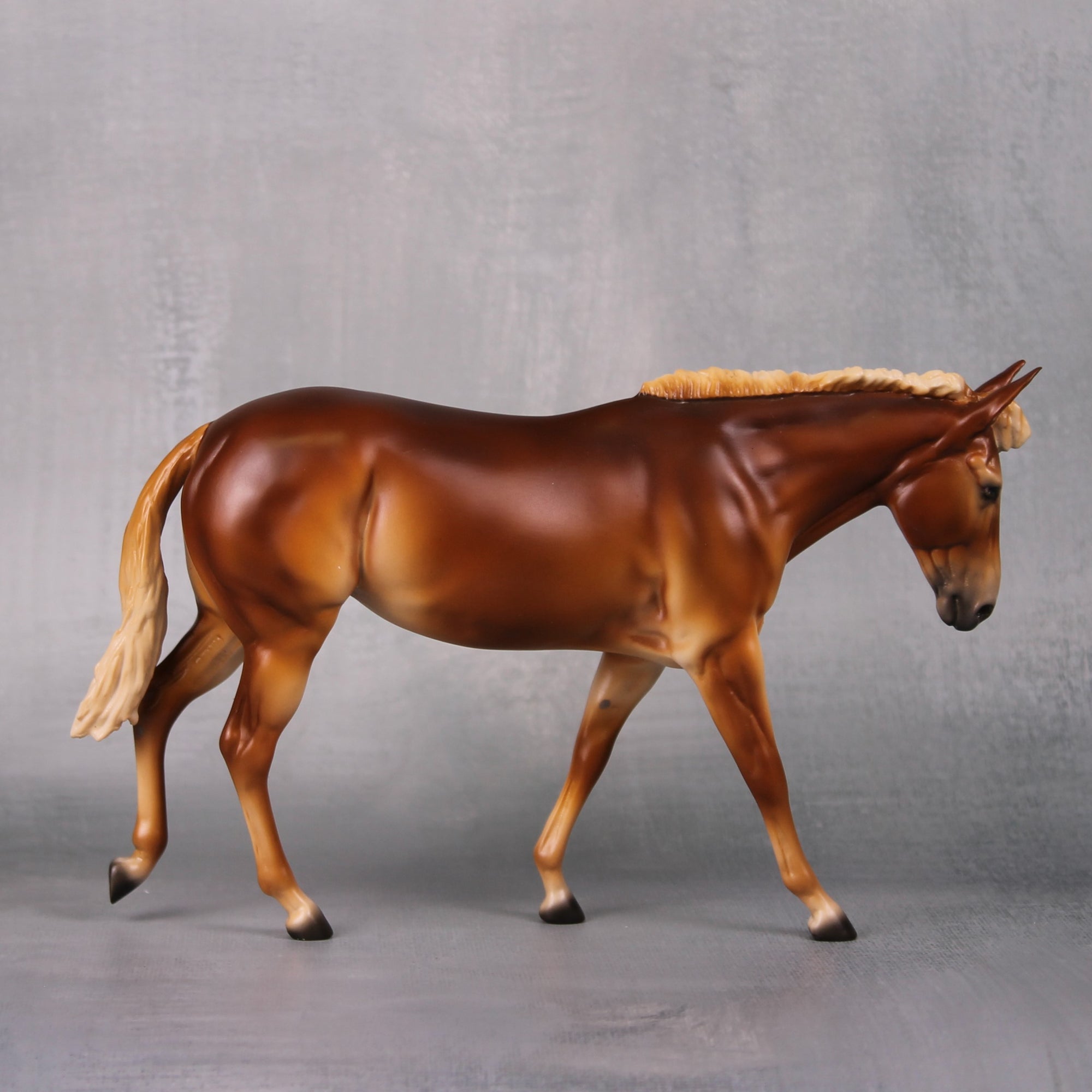 Aspire OOAK Flaxen Chestnut Pebble Mule By Ellen Robbins LHS24 MHP