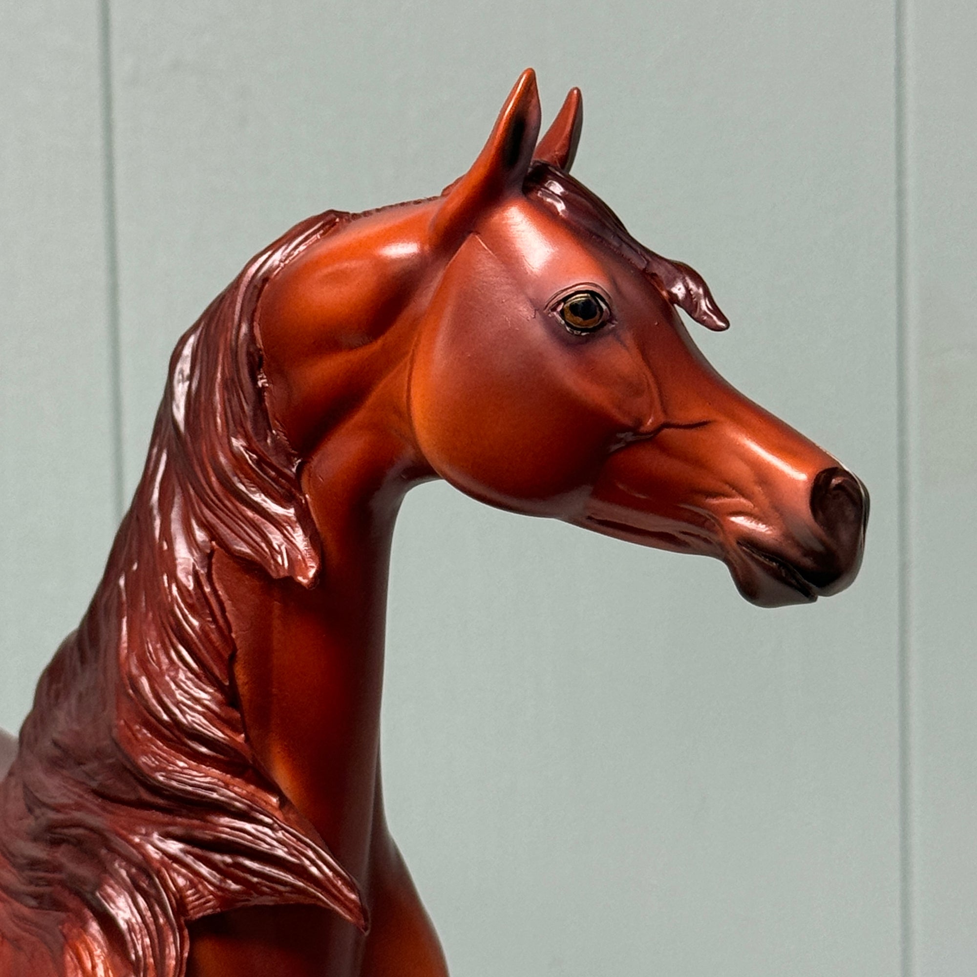 Linden OOAK Dappled Red Chestnut Arabian By Dawn Quick EQ24