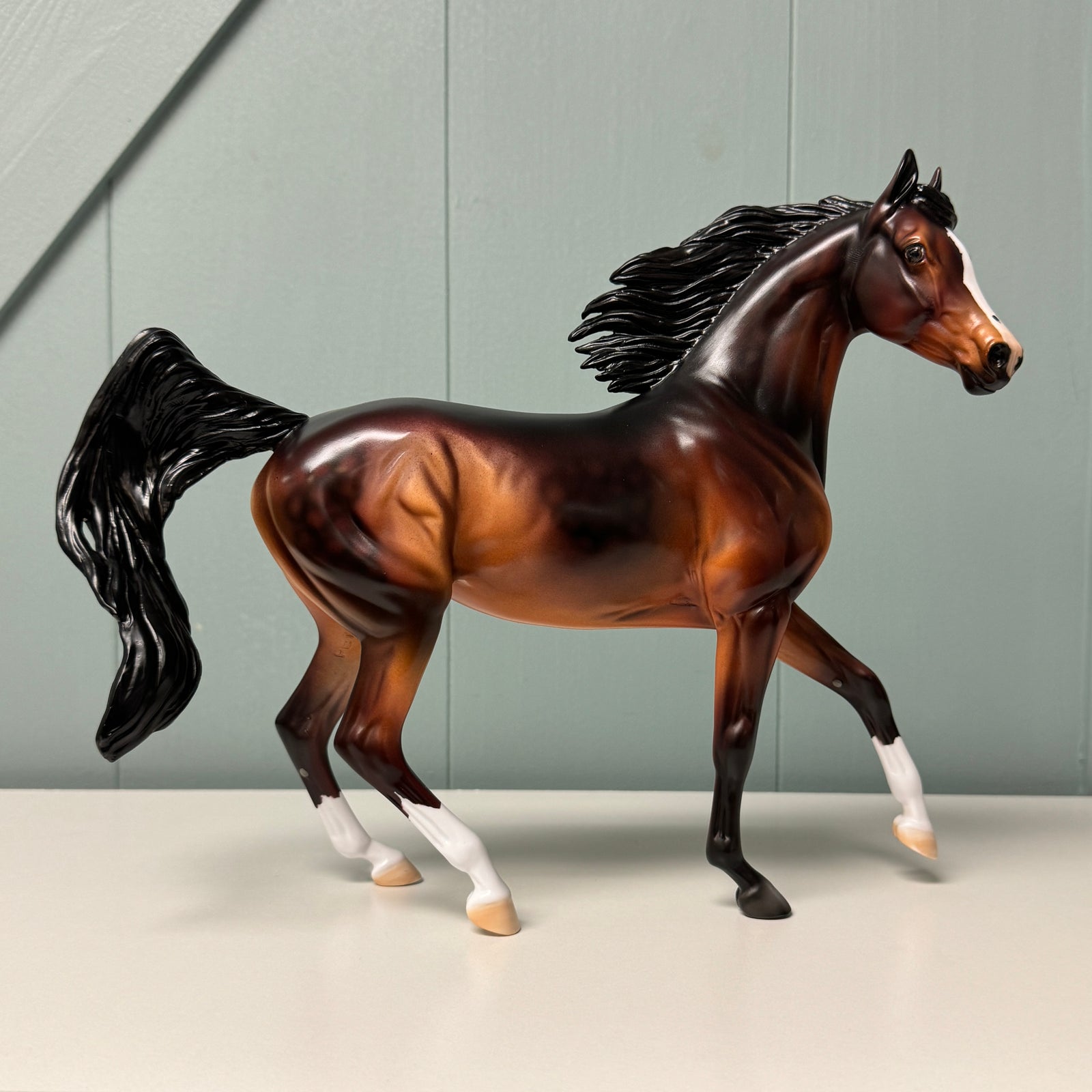 Oaklynn OOAK Dappled Bay Arabian Mare By Dawn Quick EQ24