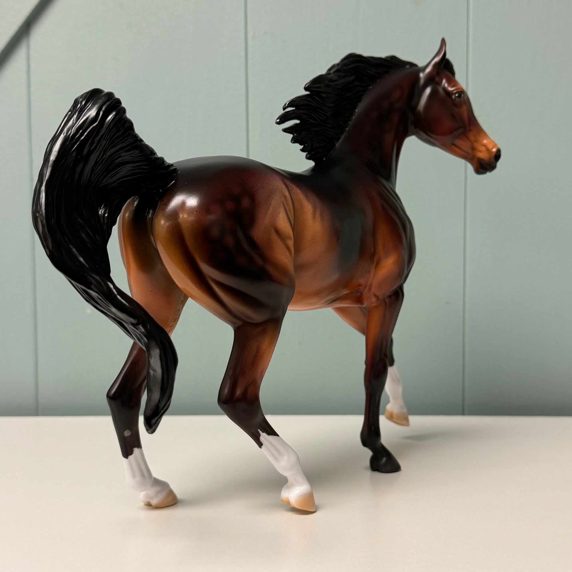 Oaklynn OOAK Dappled Bay Arabian Mare By Dawn Quick EQ24