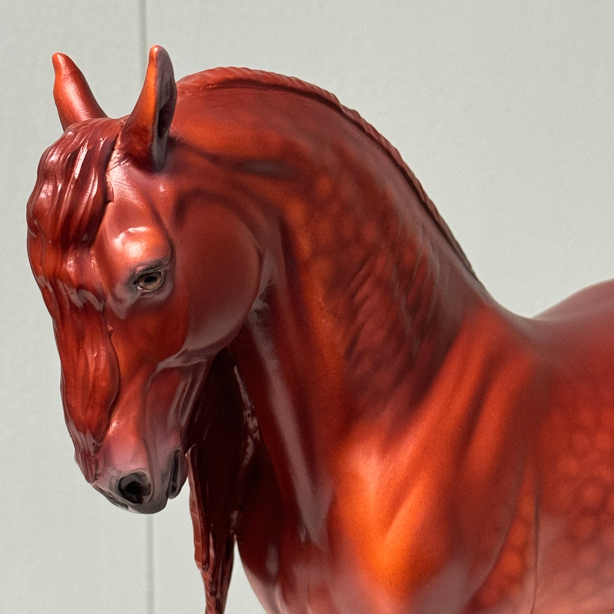 Bridger OOAK Bright Dappled Chestnut Andalusian By Dawn Quick EQ24