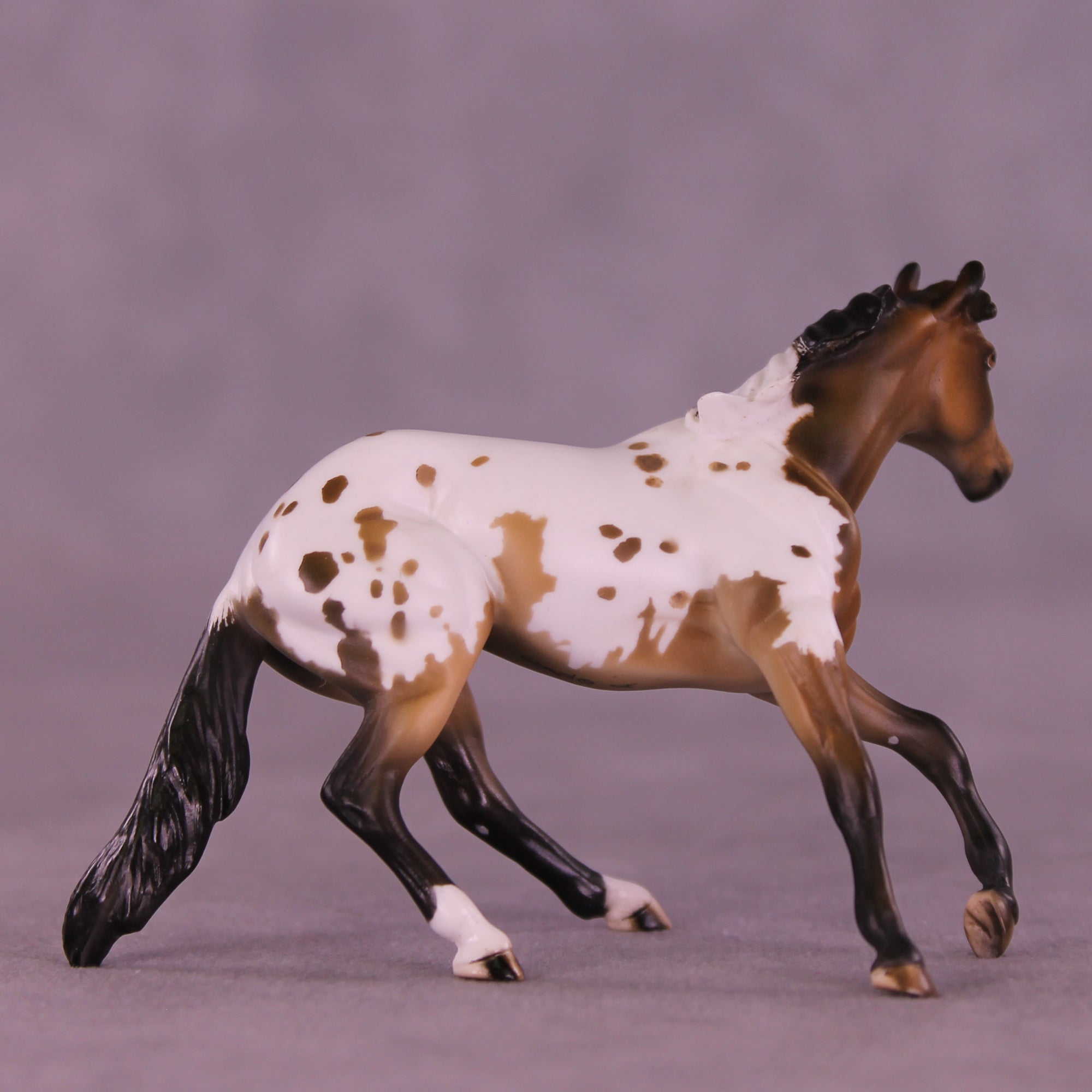 Mini Passerelle OOAK Chip Cutting Horse by Julie Keim SCD26