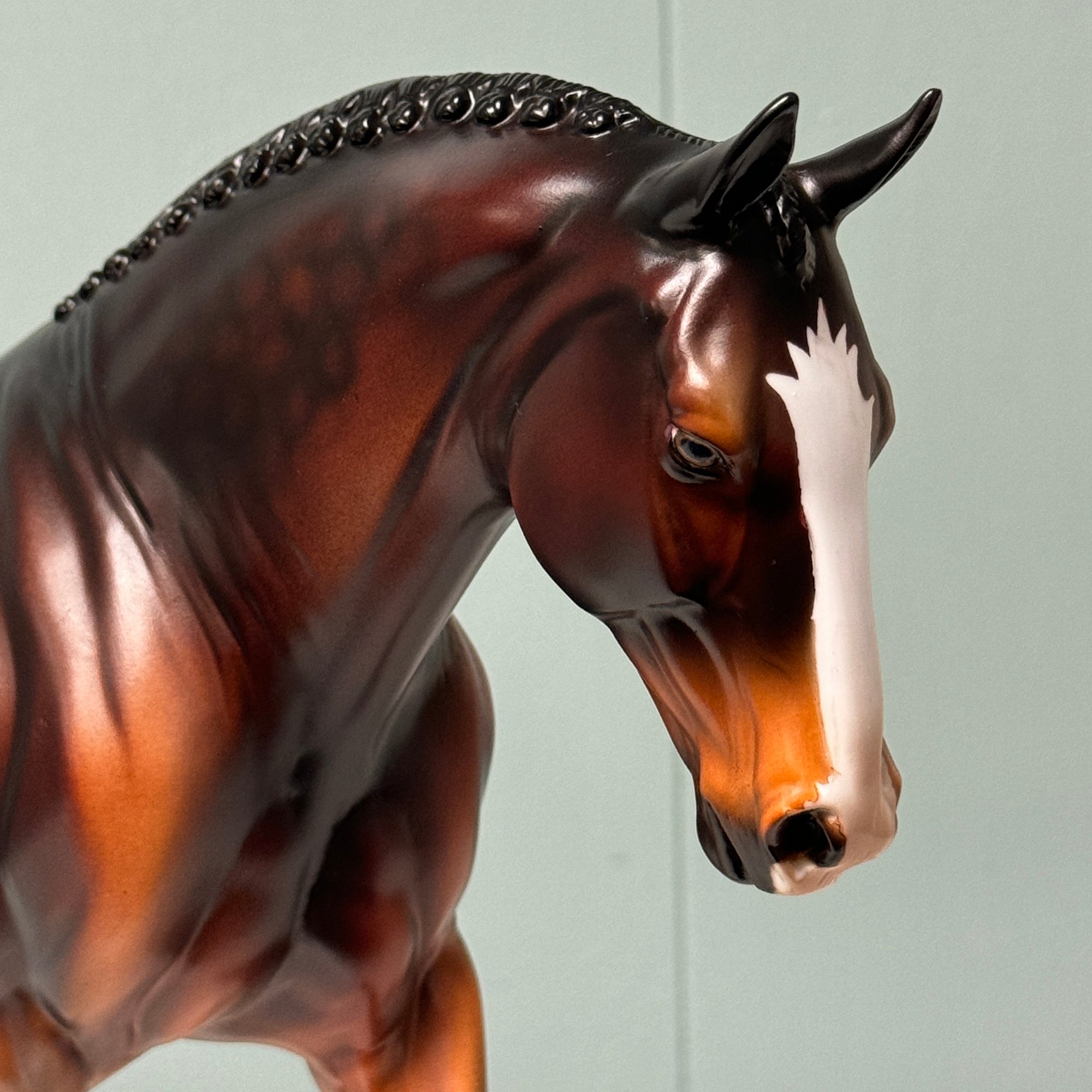 Kodiak OOAK Dappled Bay Irish Draught By Dawn Quick EQ24