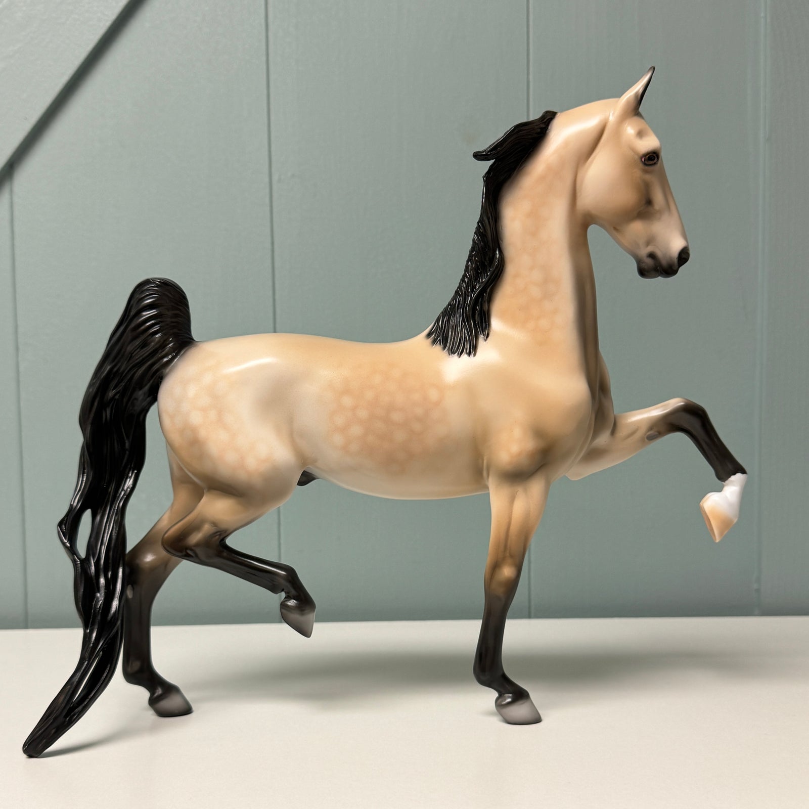 Oakley OOAK Dappled Buckskin Saddlebred By Dawn Quick EQ24