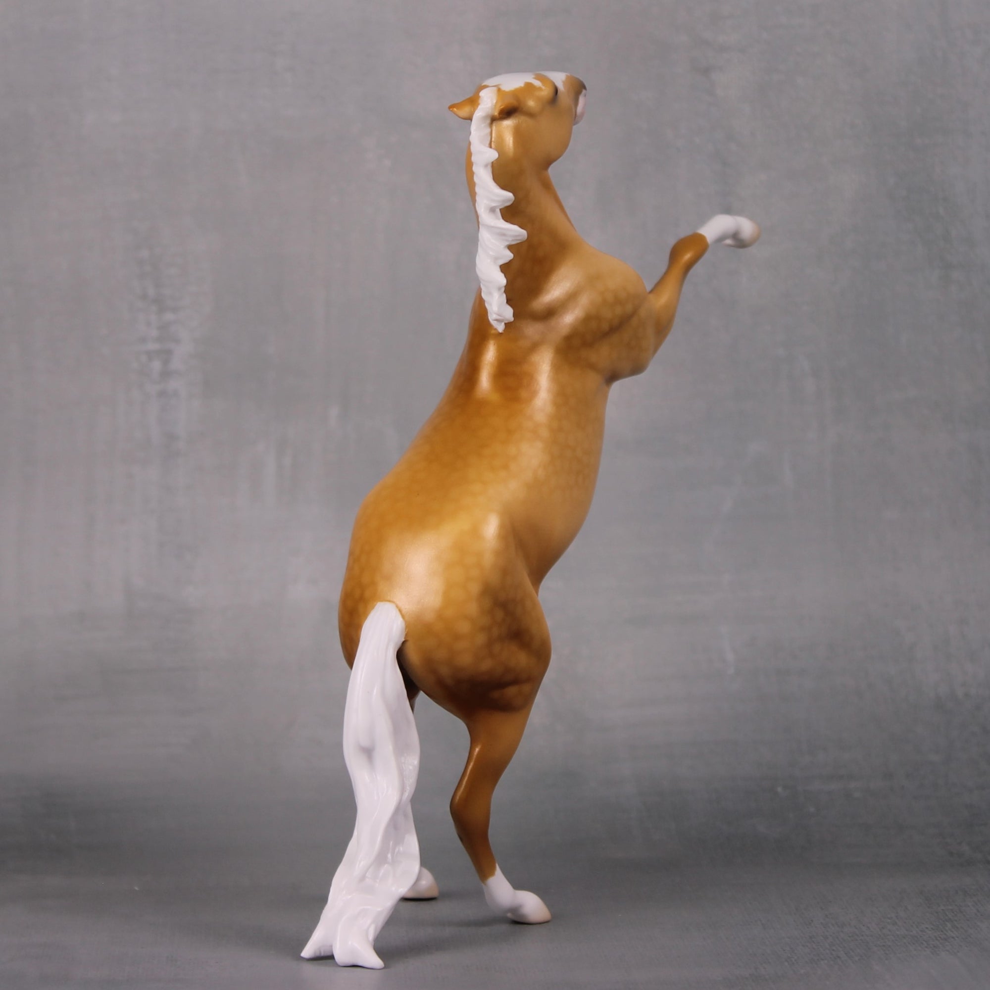 Shine Bright OOAK Lightly Golden Palomino Rearing Pebble By Ellen Robbins LHS24 MHP