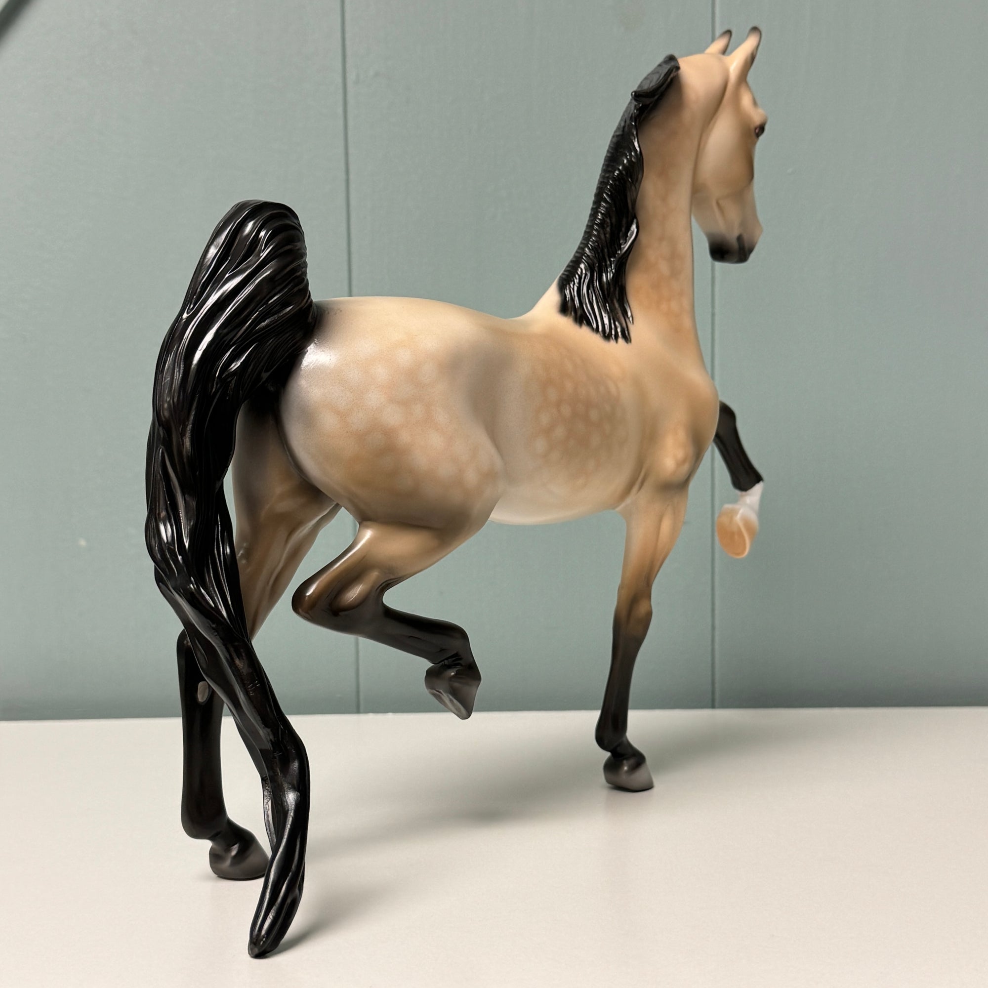 Oakley OOAK Dappled Buckskin Saddlebred By Dawn Quick EQ24