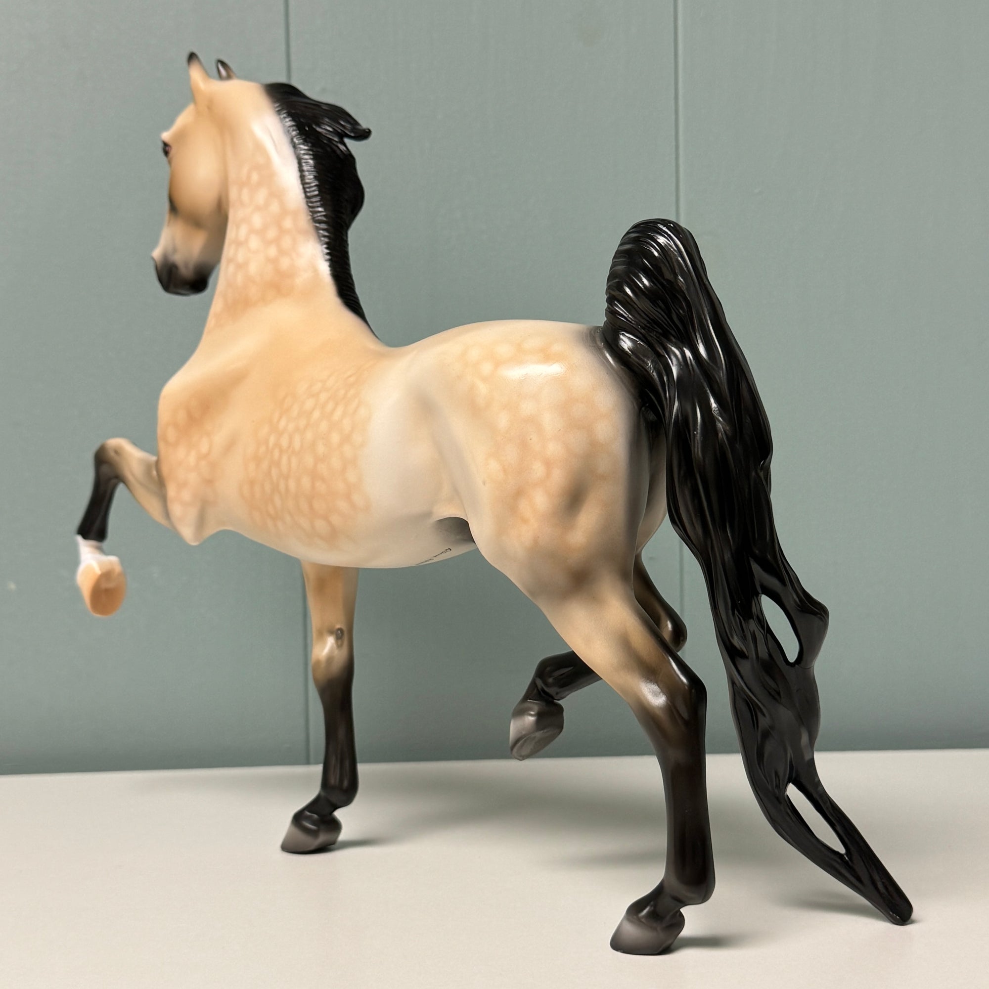 Oakley OOAK Dappled Buckskin Saddlebred By Dawn Quick EQ24