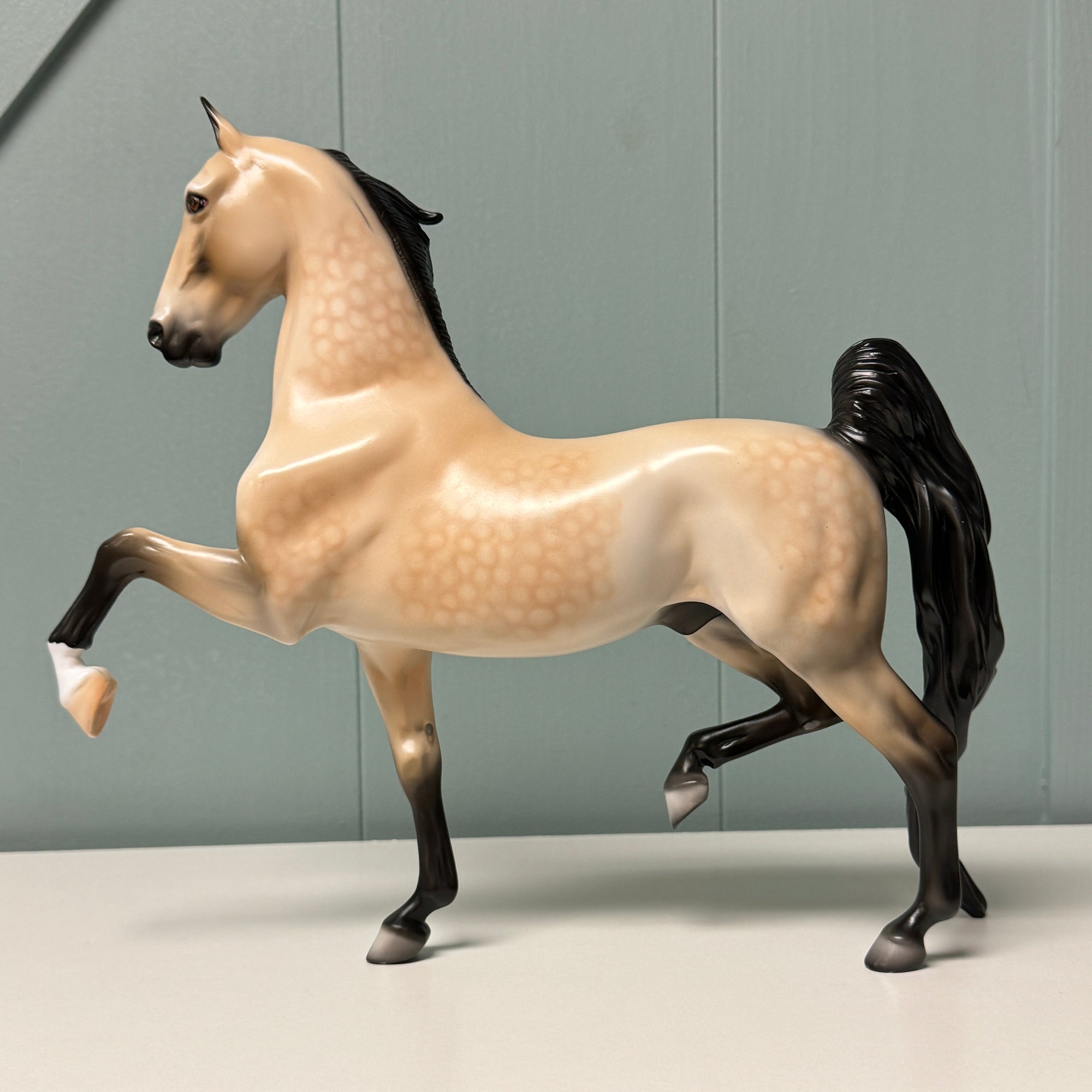 Oakley OOAK Dappled Buckskin Saddlebred By Dawn Quick EQ24