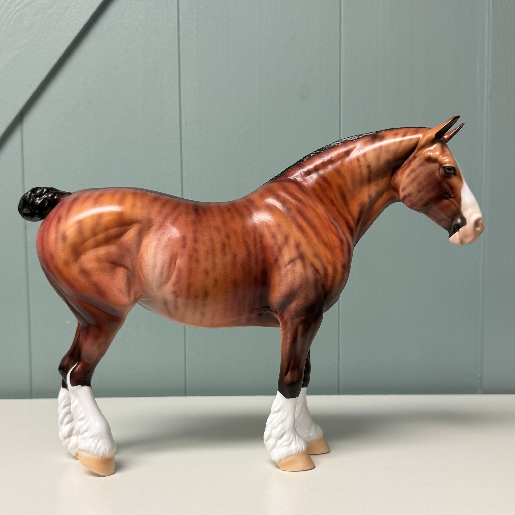 Sylvie OOAK Brindle Heavy Draft By Dawn Quick EQ24