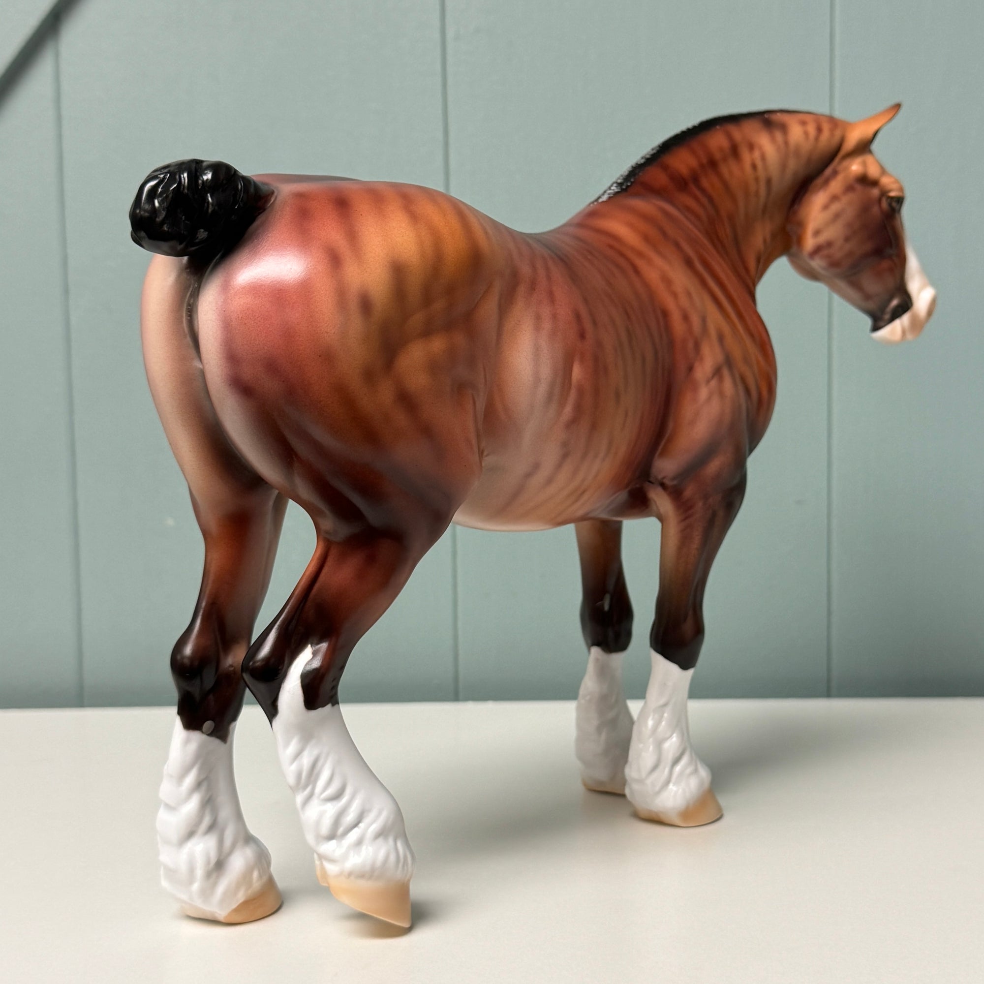 Sylvie OOAK Brindle Heavy Draft By Dawn Quick EQ24