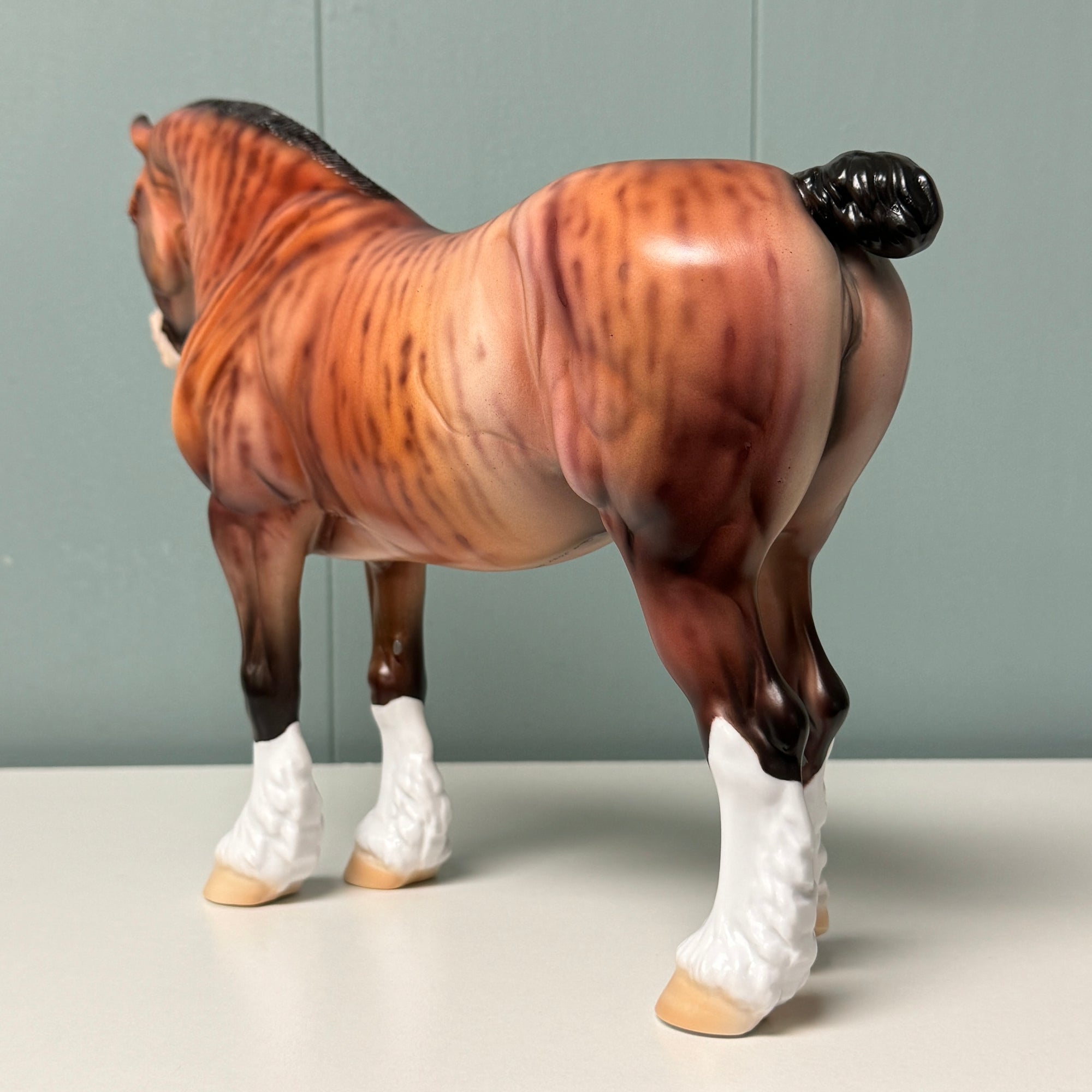 Sylvie OOAK Brindle Heavy Draft By Dawn Quick EQ24