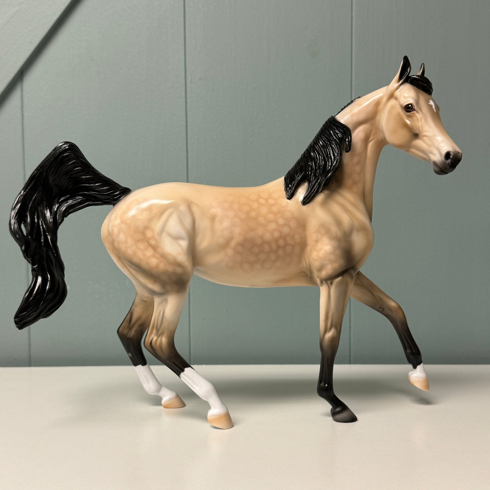 Meadow OOAK Dappled Buckskin Arabian Mare By Dawn Quick EQ24